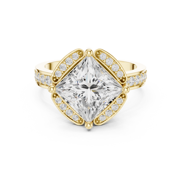 Triple Strand Lab Grown Diamond Ring