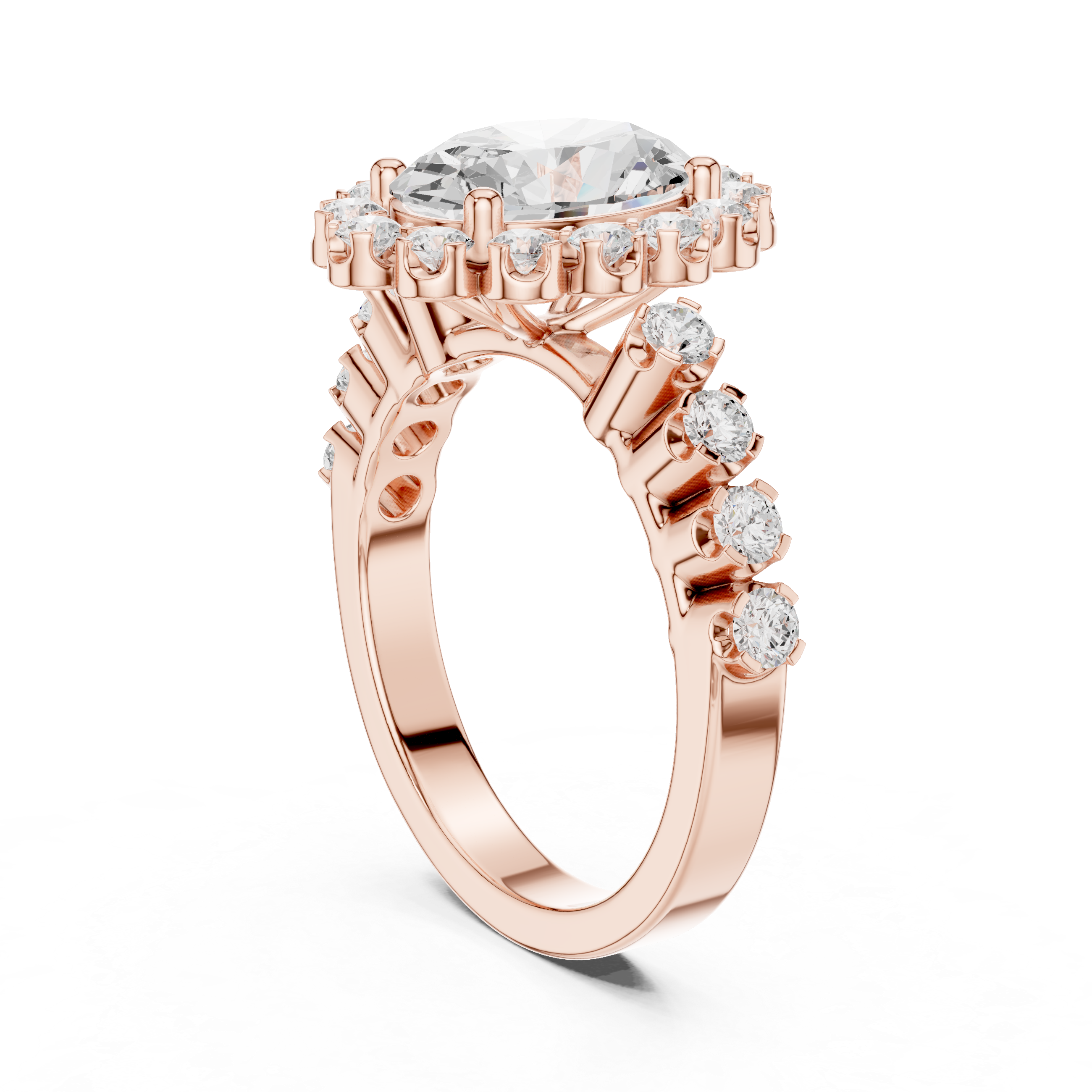 Dainty Twist Lab Grown Diamond Ring