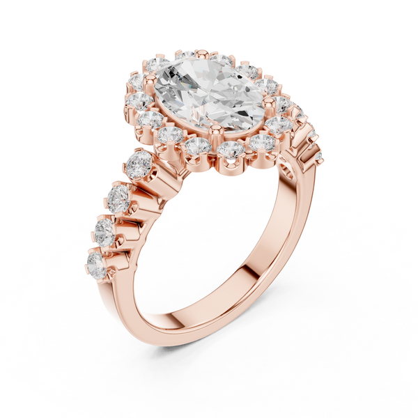 Dainty Twist Lab Grown Diamond Ring