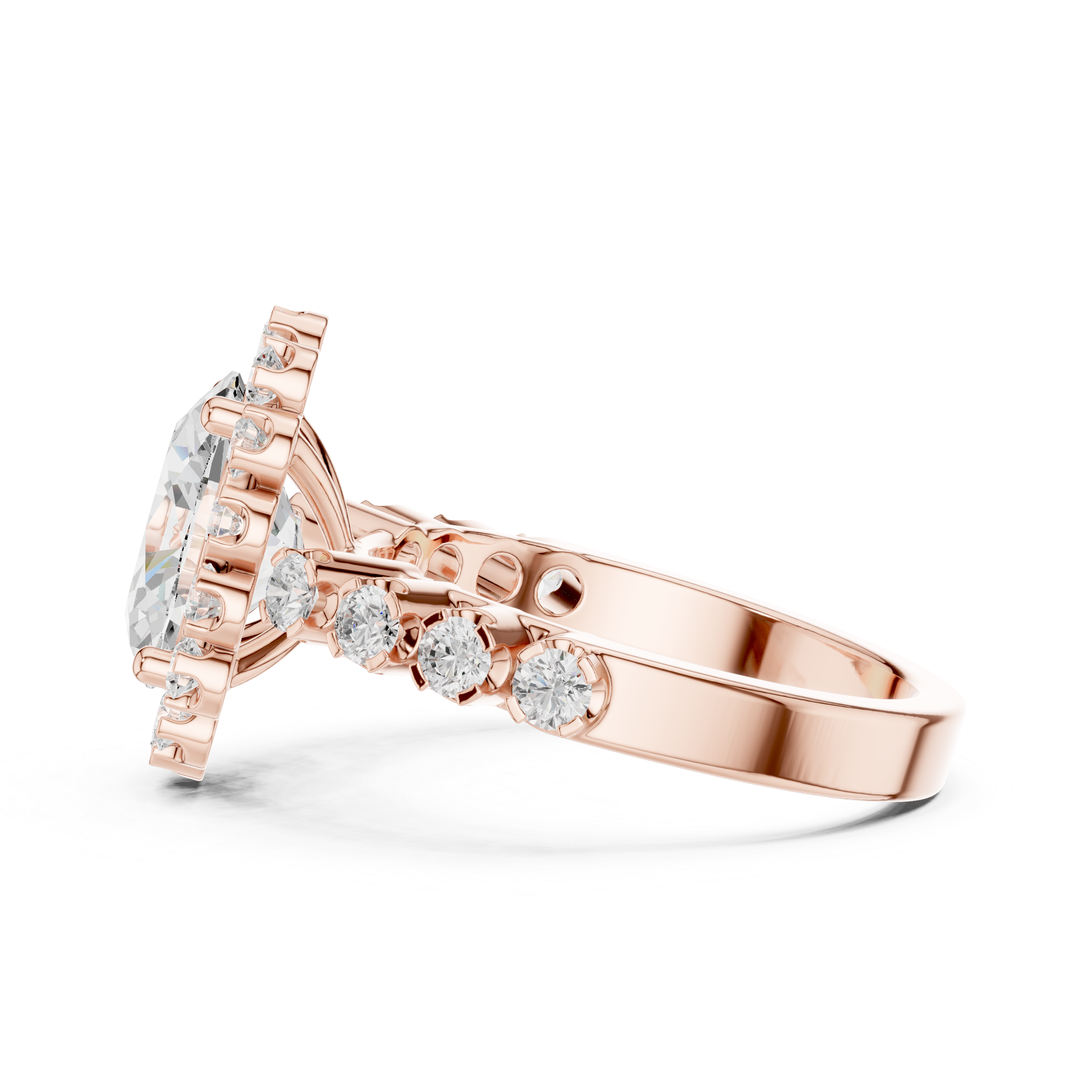Dainty Twist Lab Grown Diamond Ring