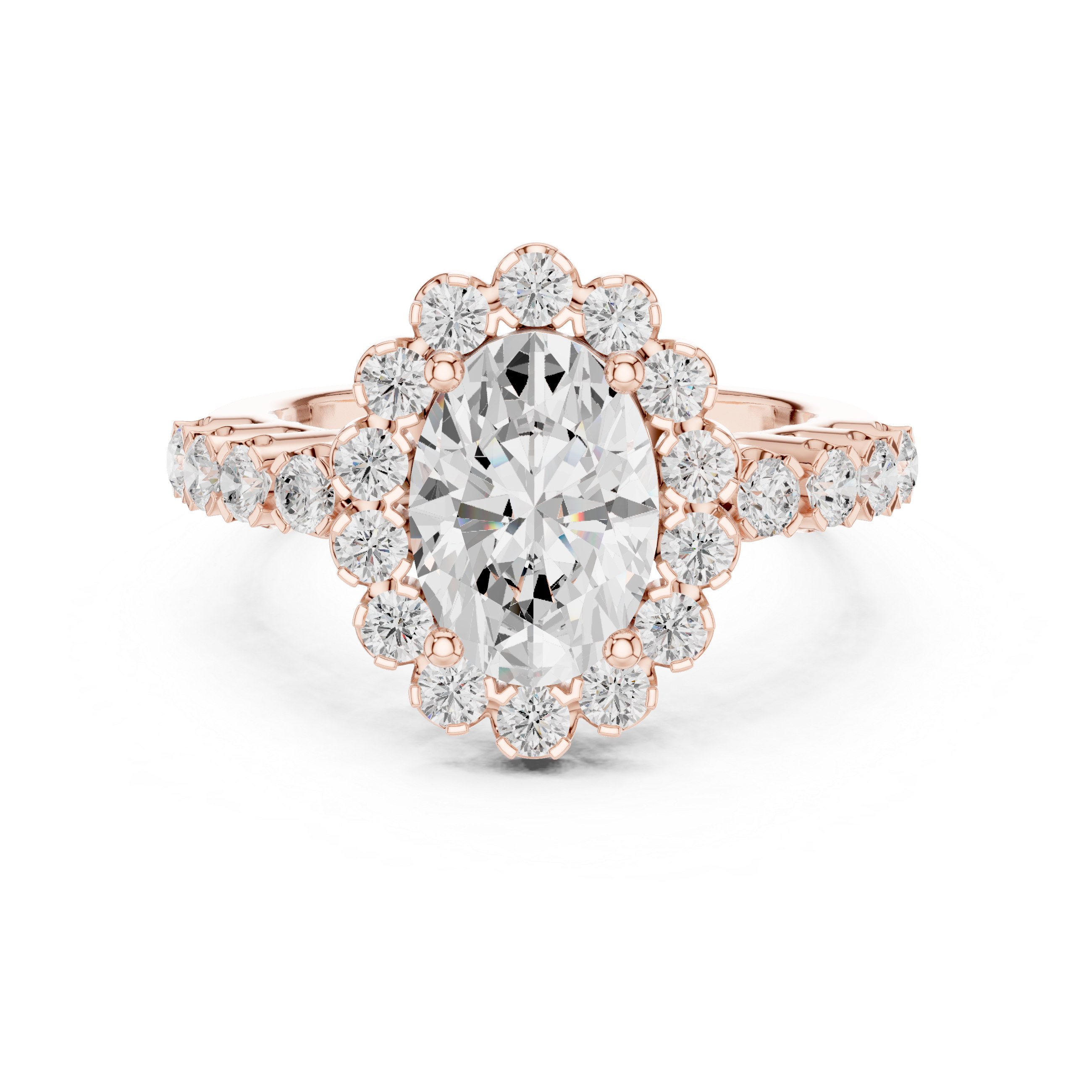 Dainty Twist Lab Grown Diamond Ring