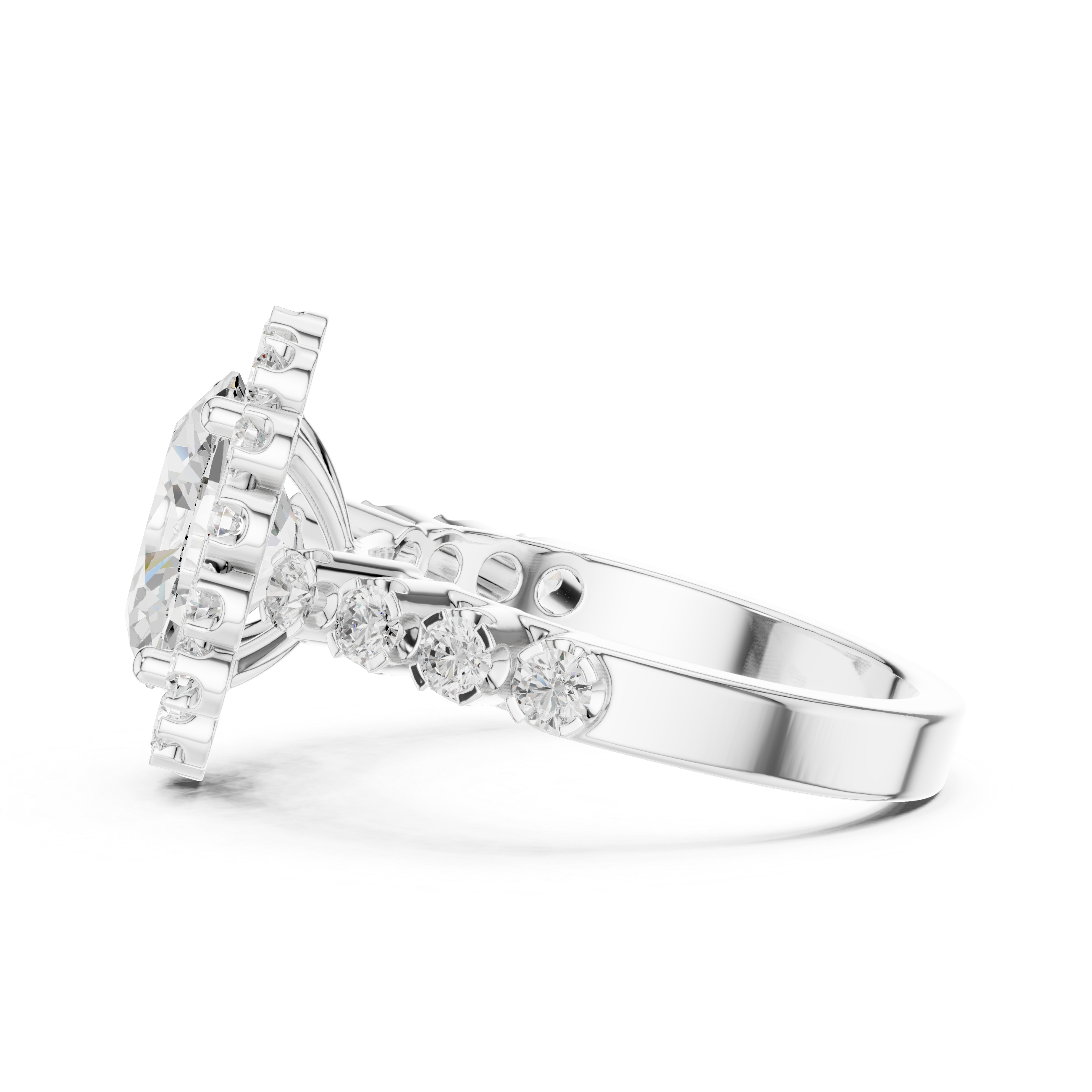 Dainty Twist Lab Grown Diamond Ring