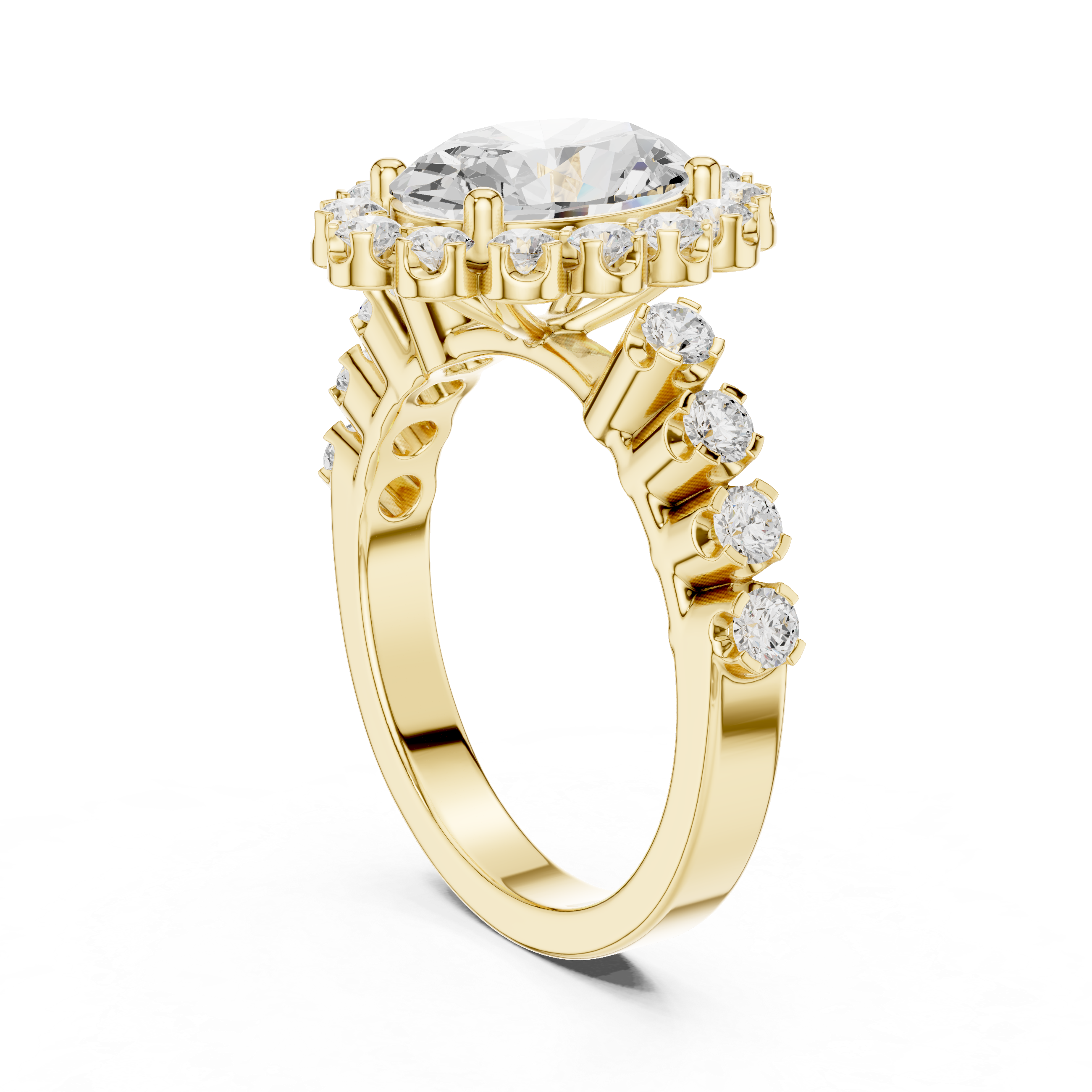 Dainty Twist Lab Grown Diamond Ring