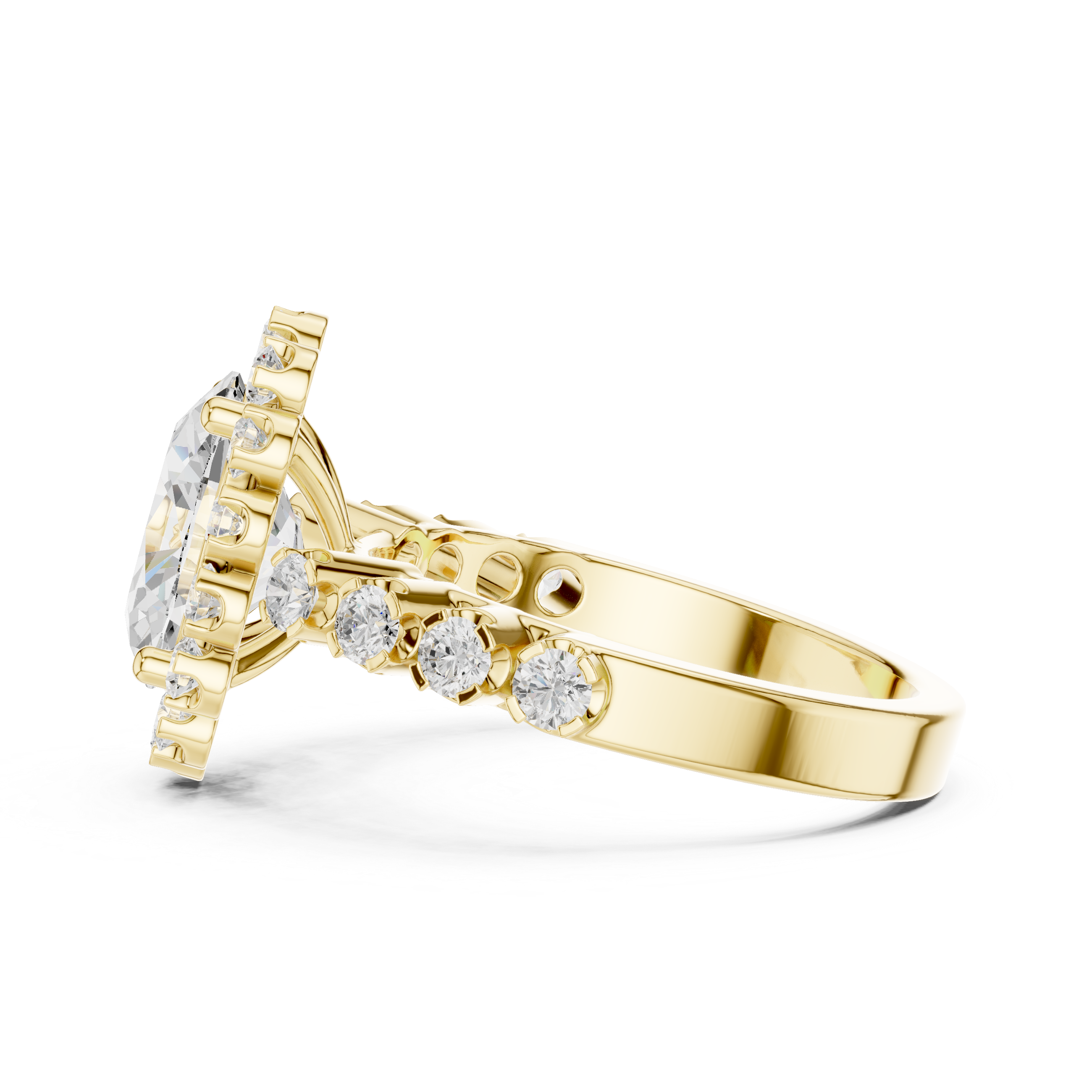 Dainty Twist Lab Grown Diamond Ring