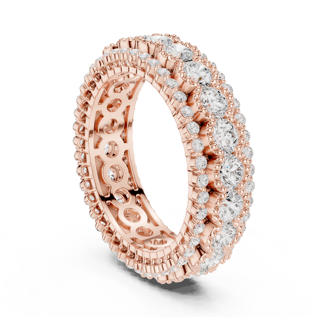 Braided Path Lab Grown Diamond Ring