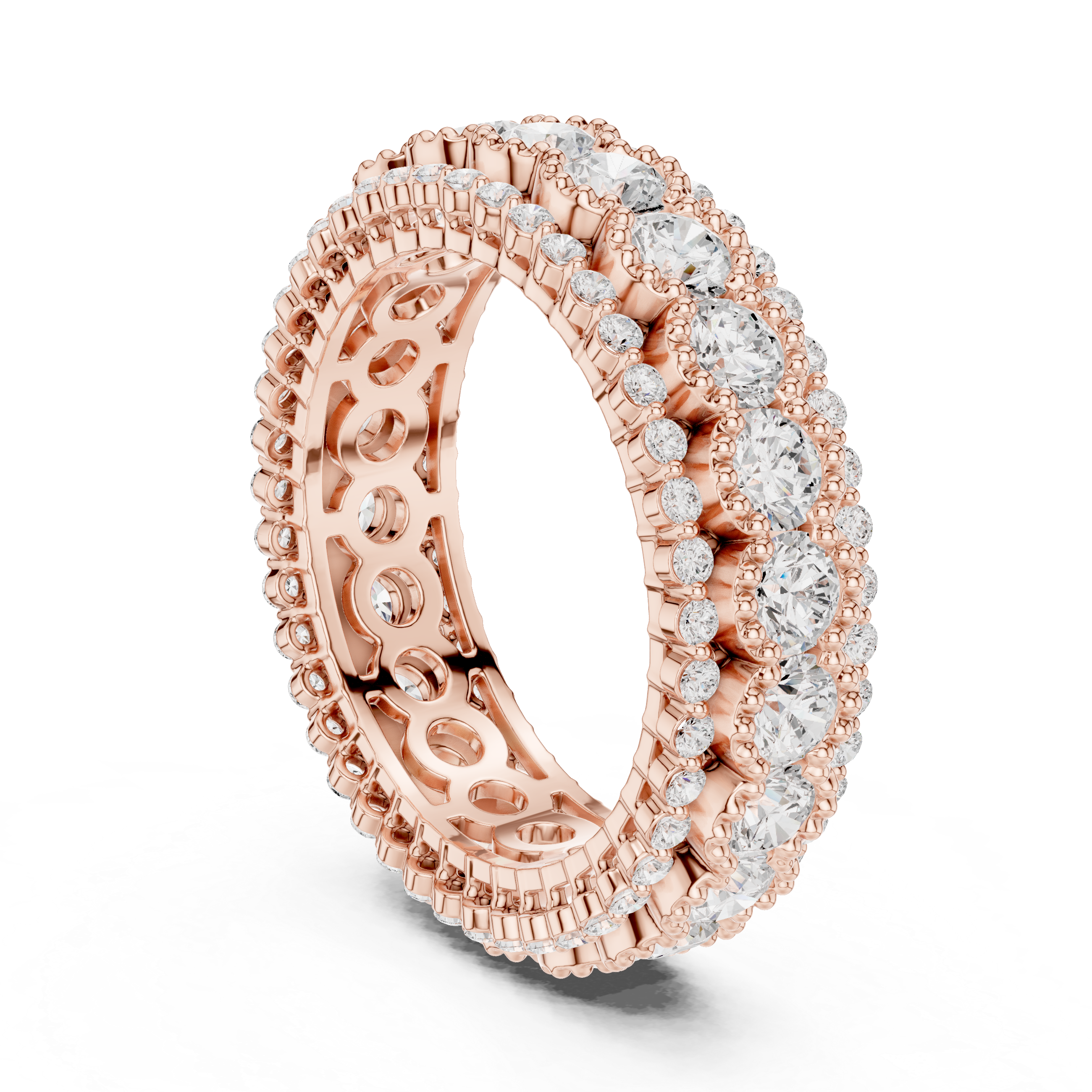Braided Path Lab Grown Diamond Ring