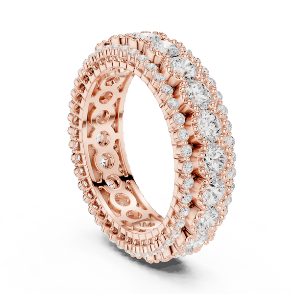 Braided Path Lab Grown Diamond Ring