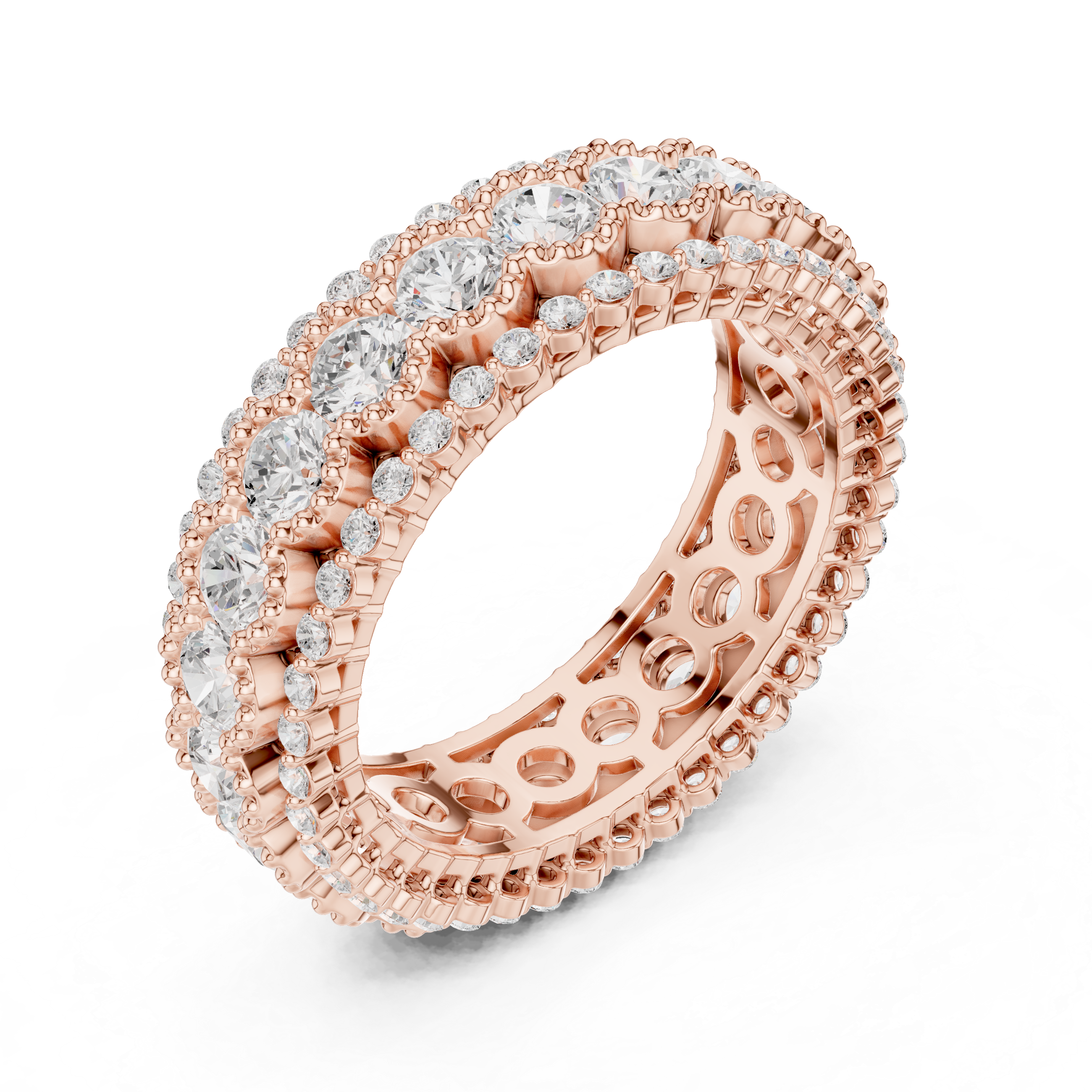 Braided Path Lab Grown Diamond Ring