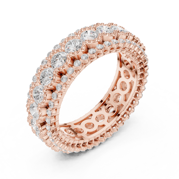 Braided Path Lab Grown Diamond Ring