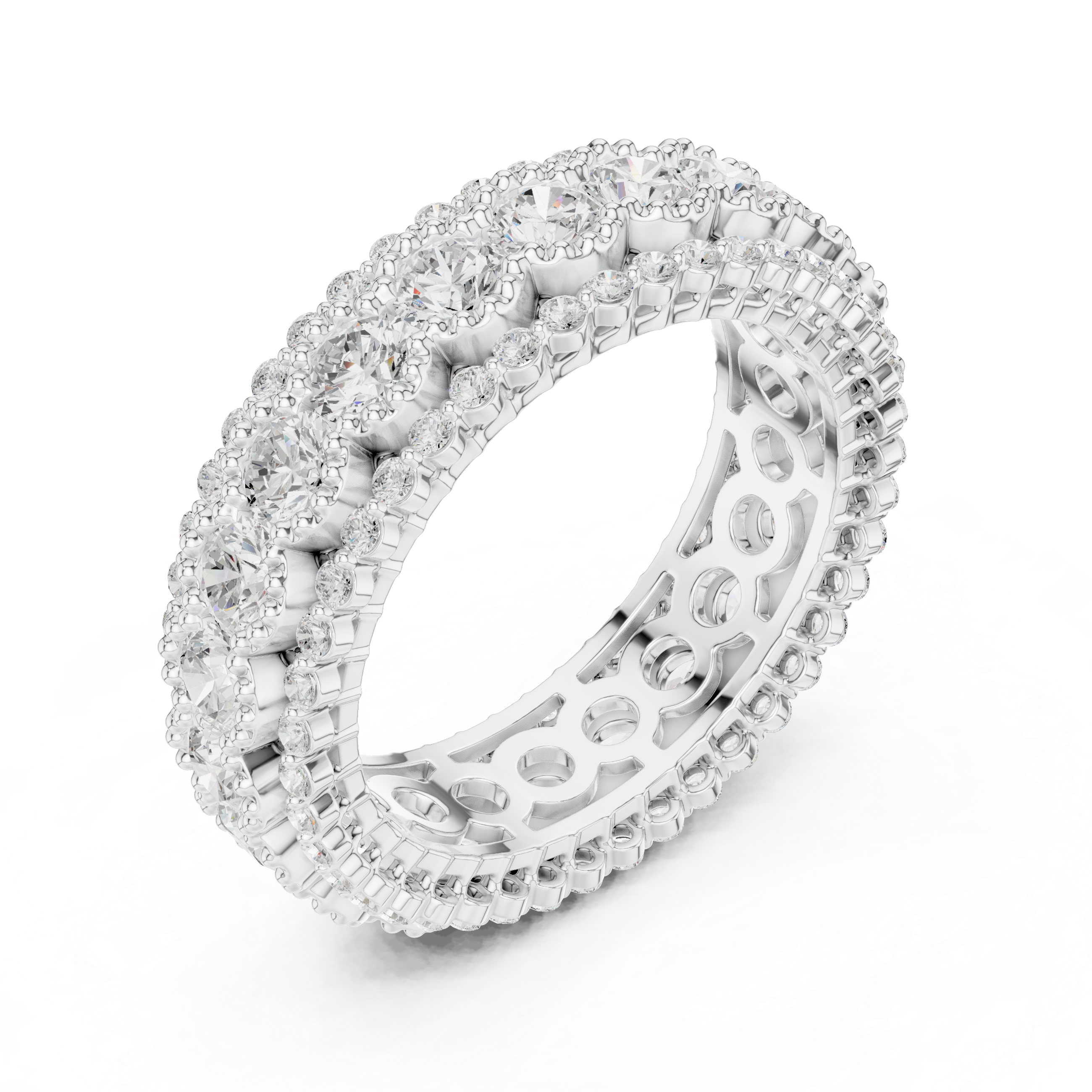 Braided Path Lab Grown Diamond Ring