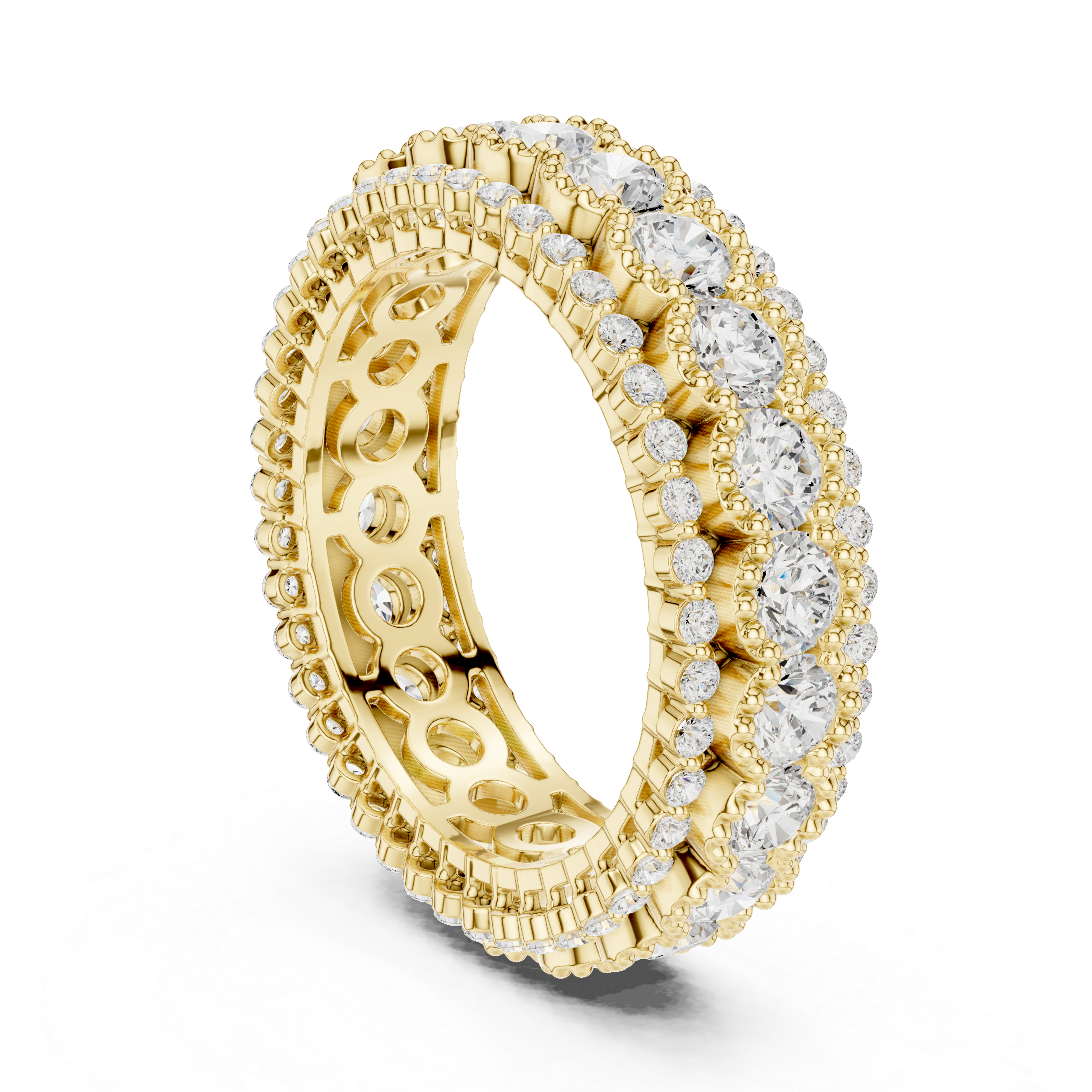 Braided Path Lab Grown Diamond Ring