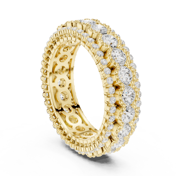 Braided Path Lab Grown Diamond Ring