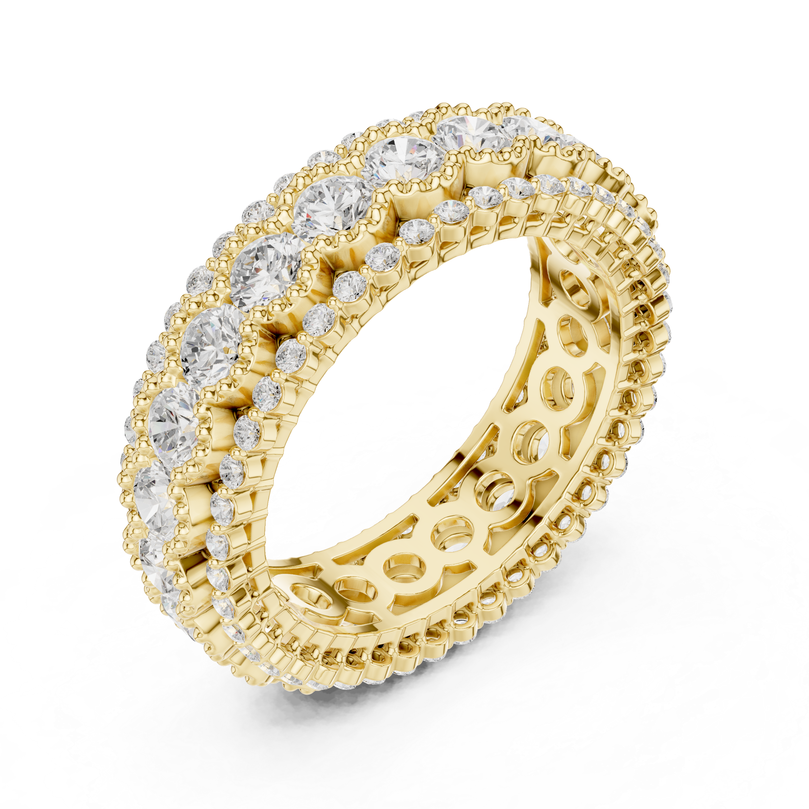 Braided Path Lab Grown Diamond Ring
