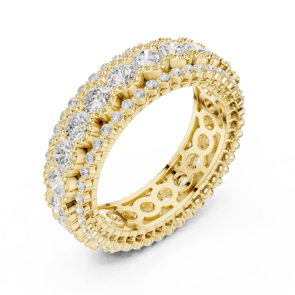 Braided Path Lab Grown Diamond Ring
