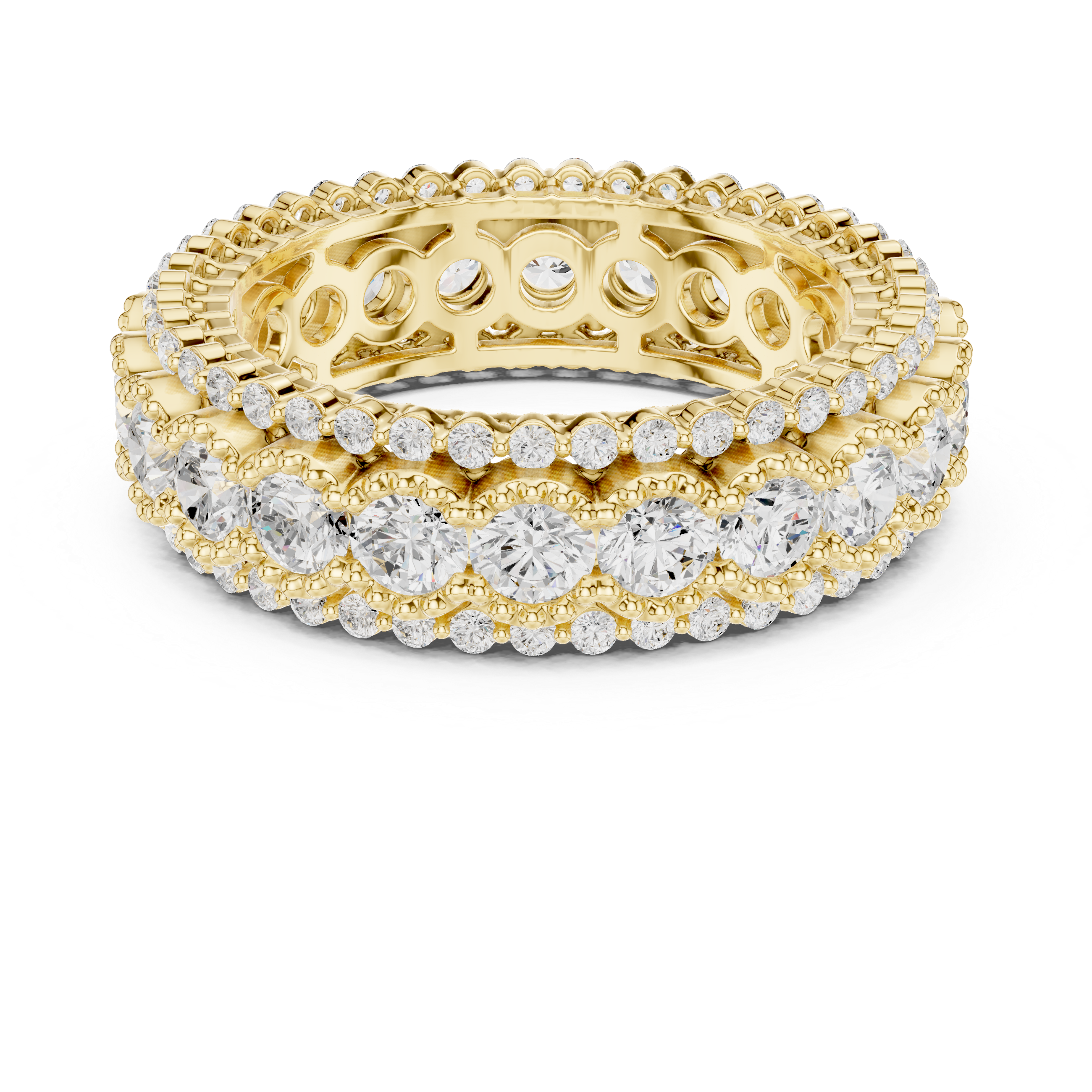 Braided Path Lab Grown Diamond Ring