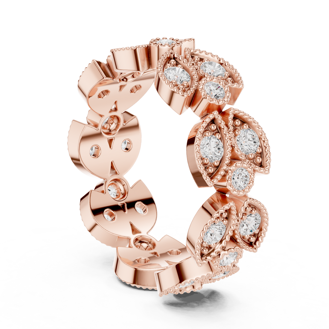 Compass Alignment Lab Grown Diamond Ring