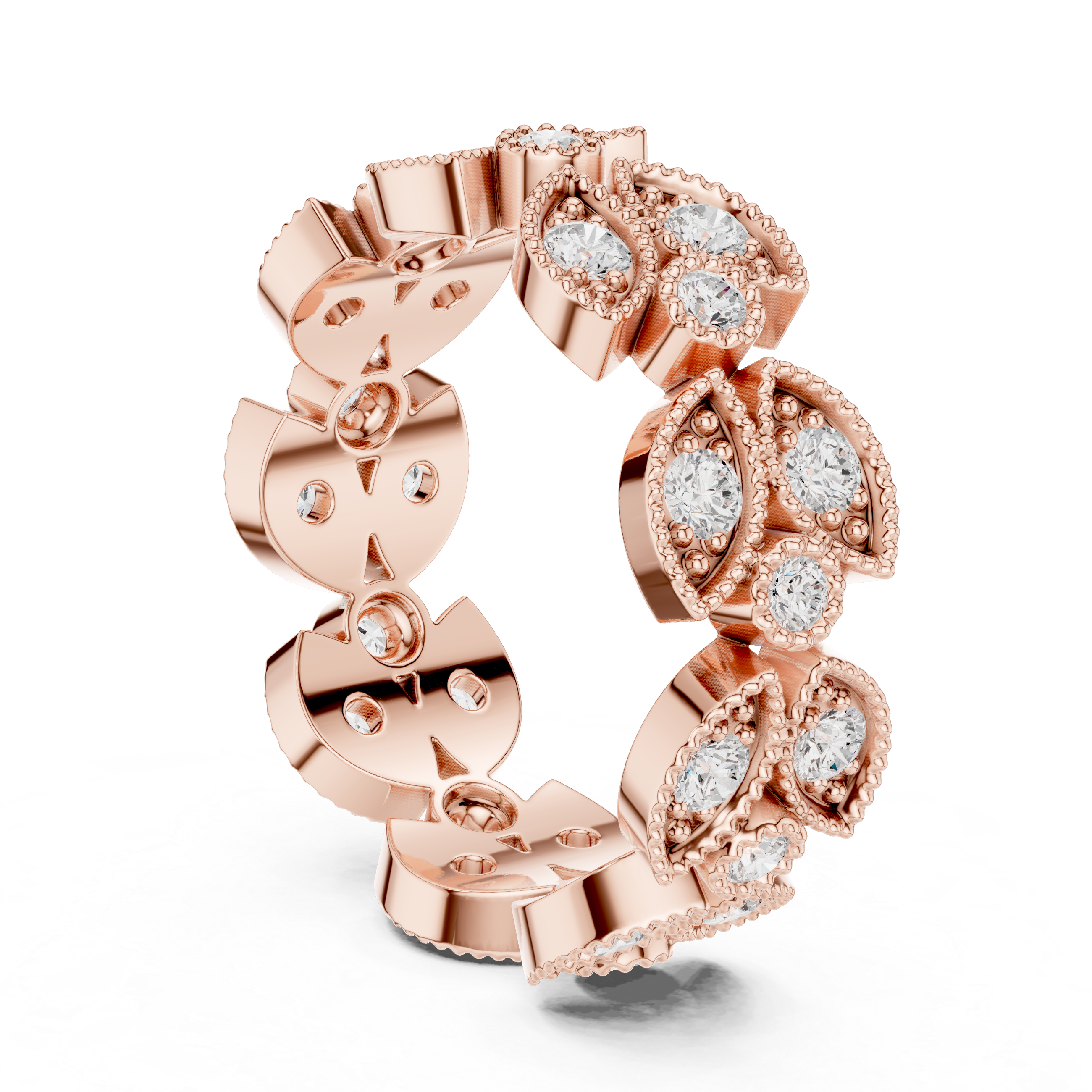 Compass Alignment Lab Grown Diamond Ring