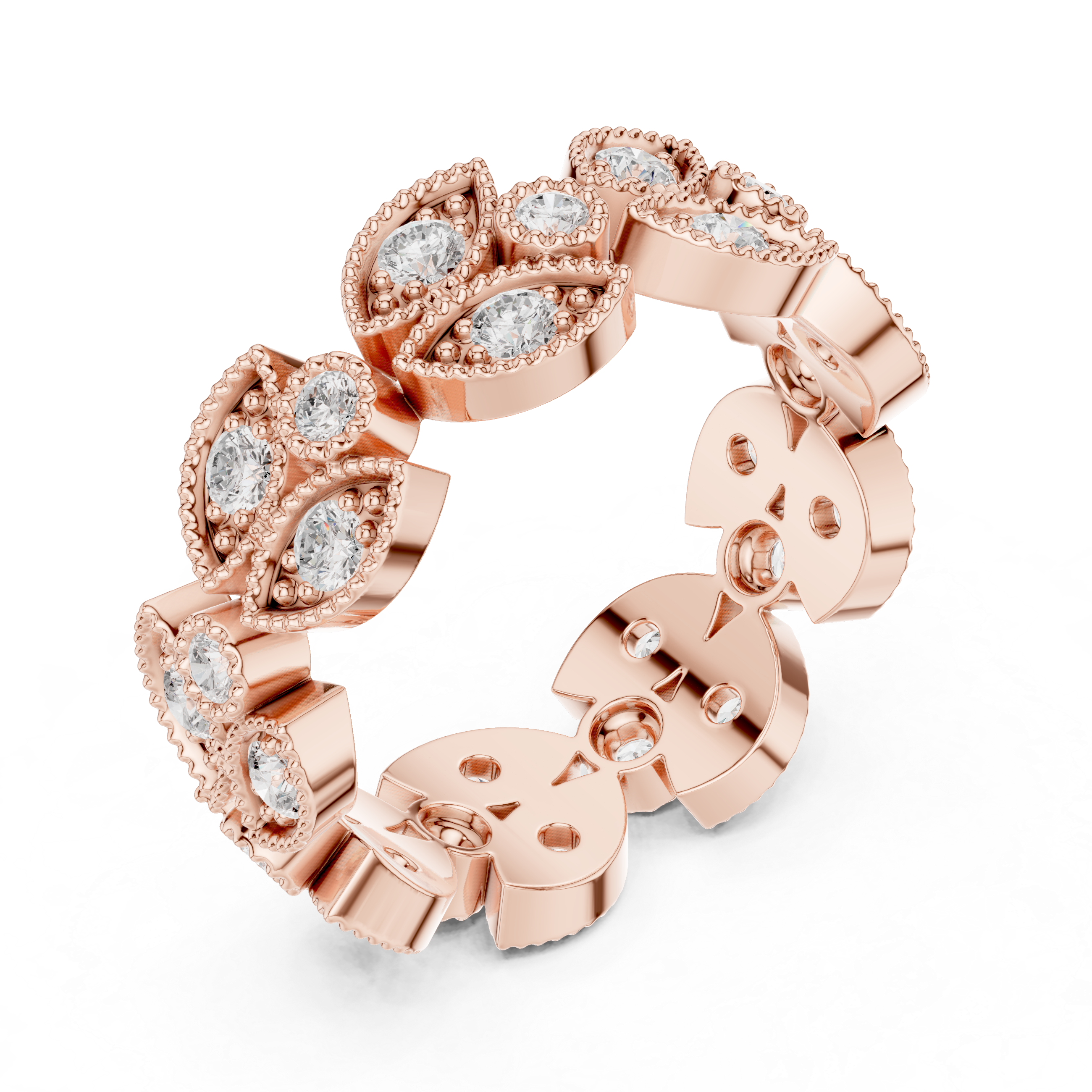 Compass Alignment Lab Grown Diamond Ring