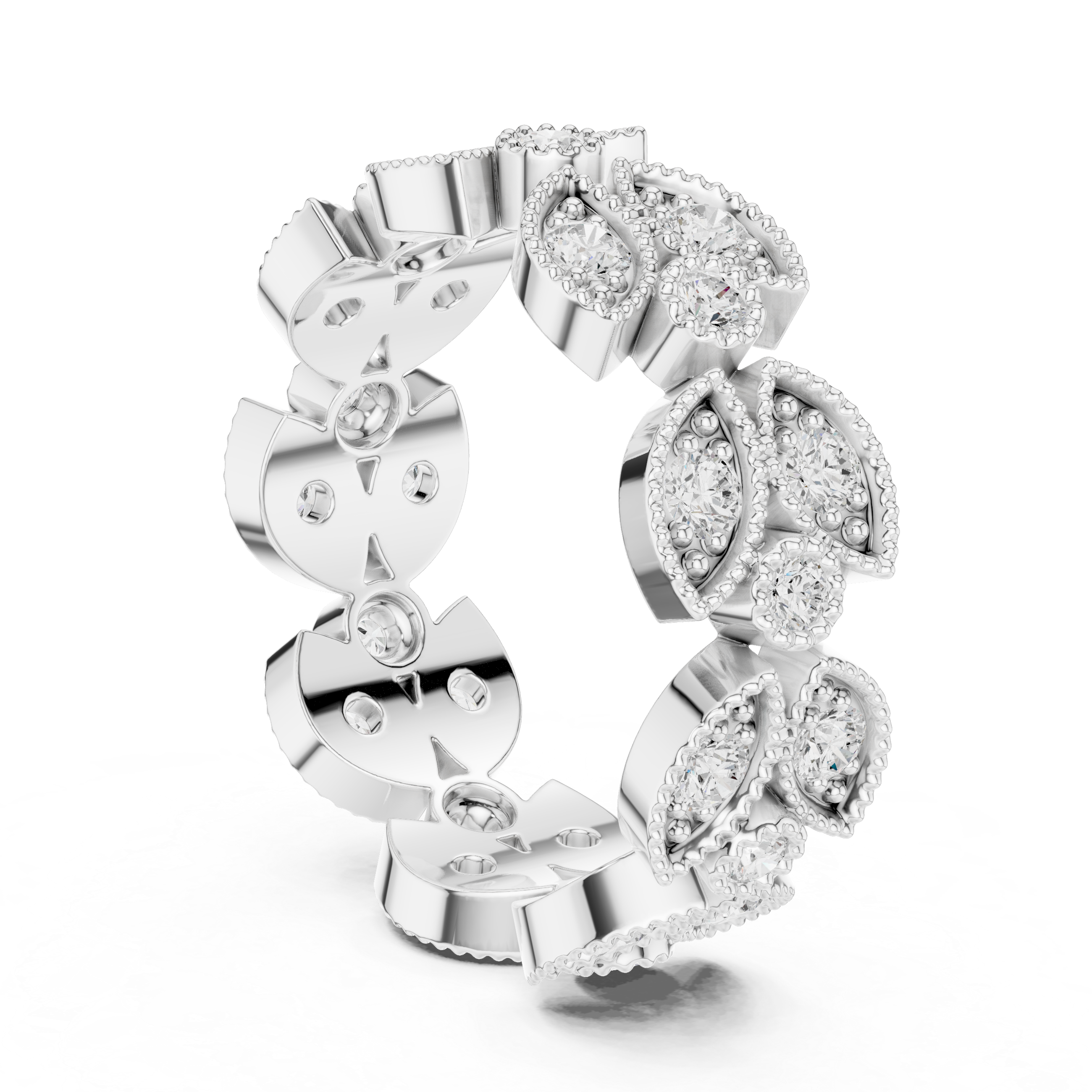 Compass Alignment Lab Grown Diamond Ring