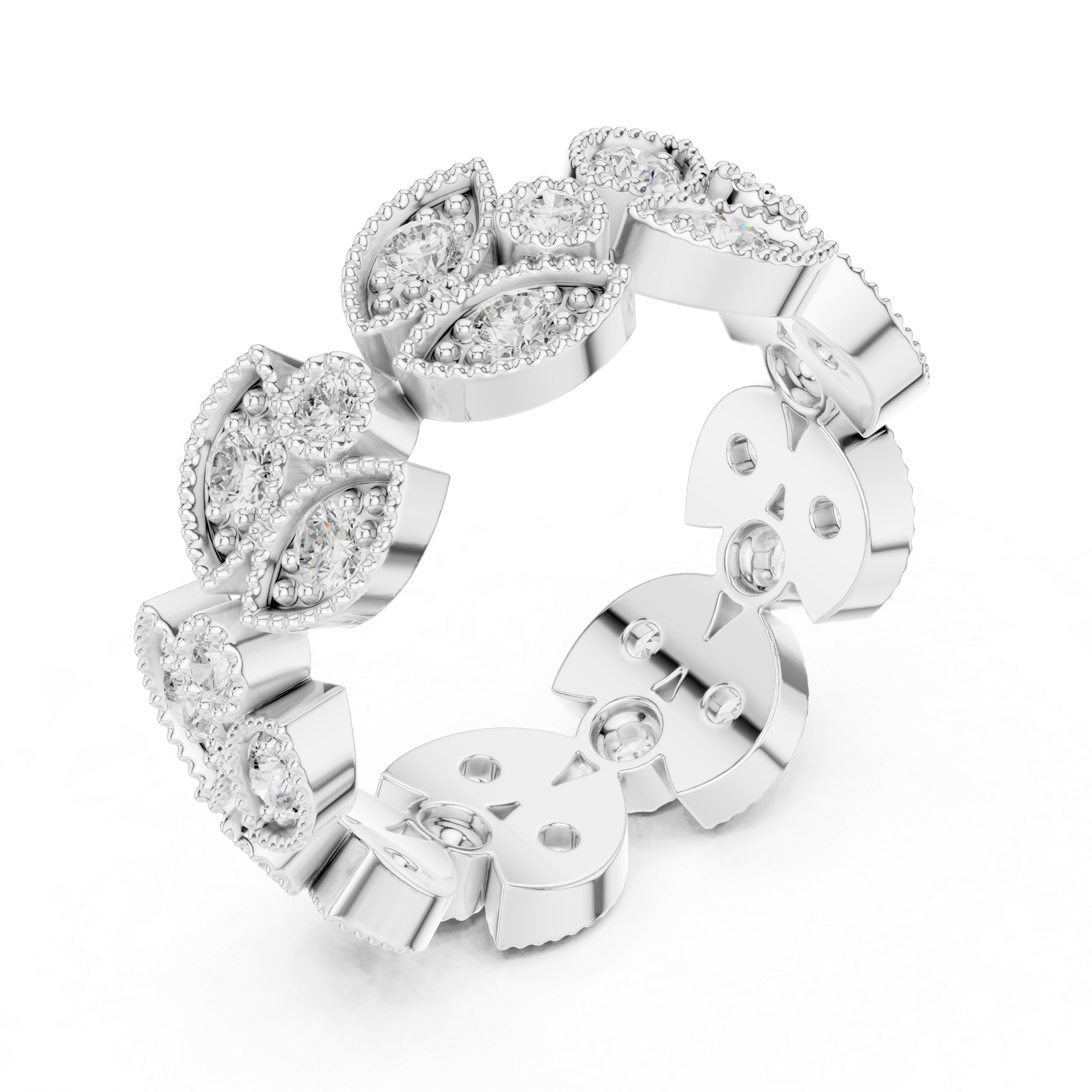 Compass Alignment Lab Grown Diamond Ring