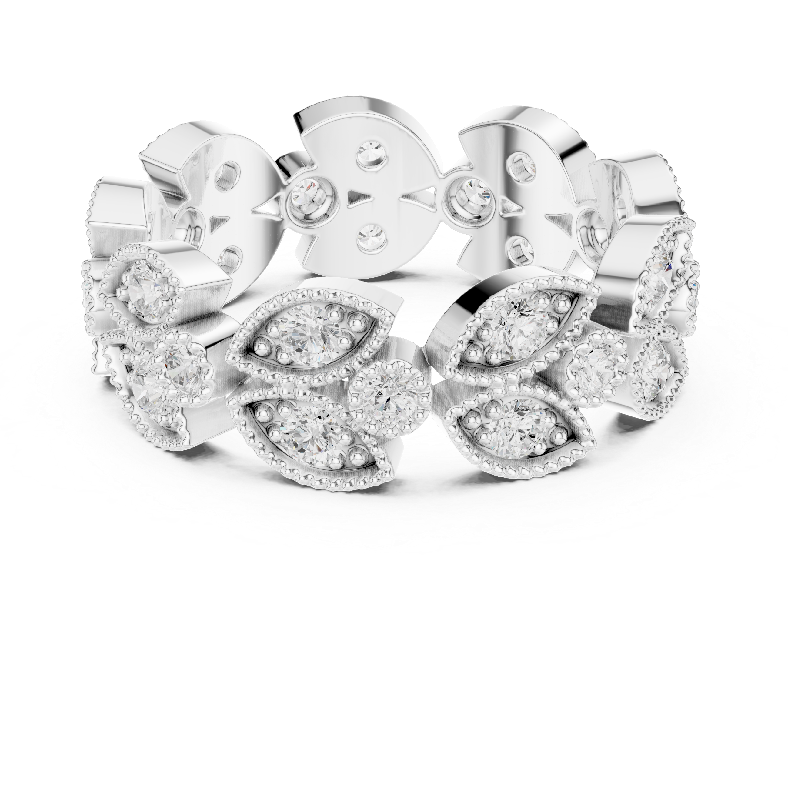 Compass Alignment Lab Grown Diamond Ring