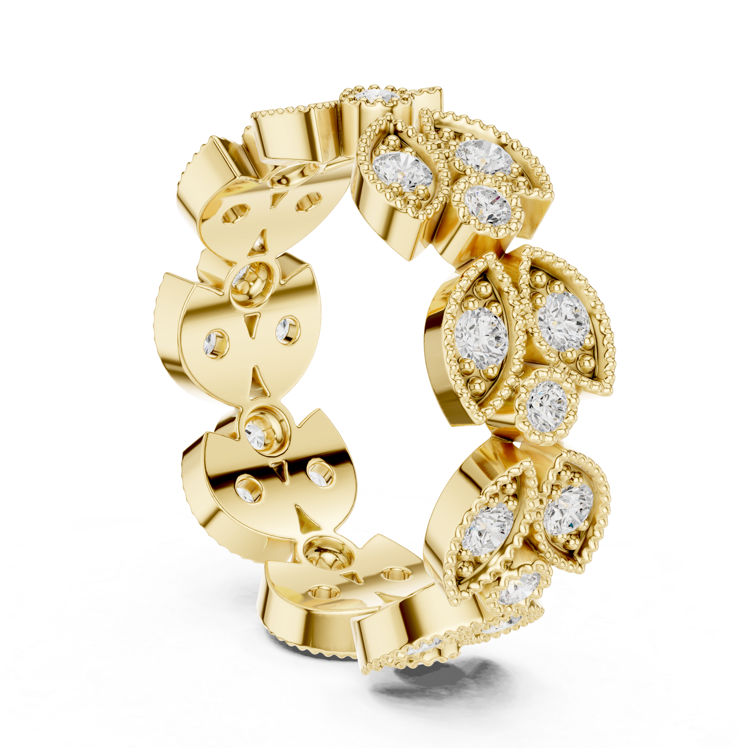 Compass Alignment Lab Grown Diamond Ring