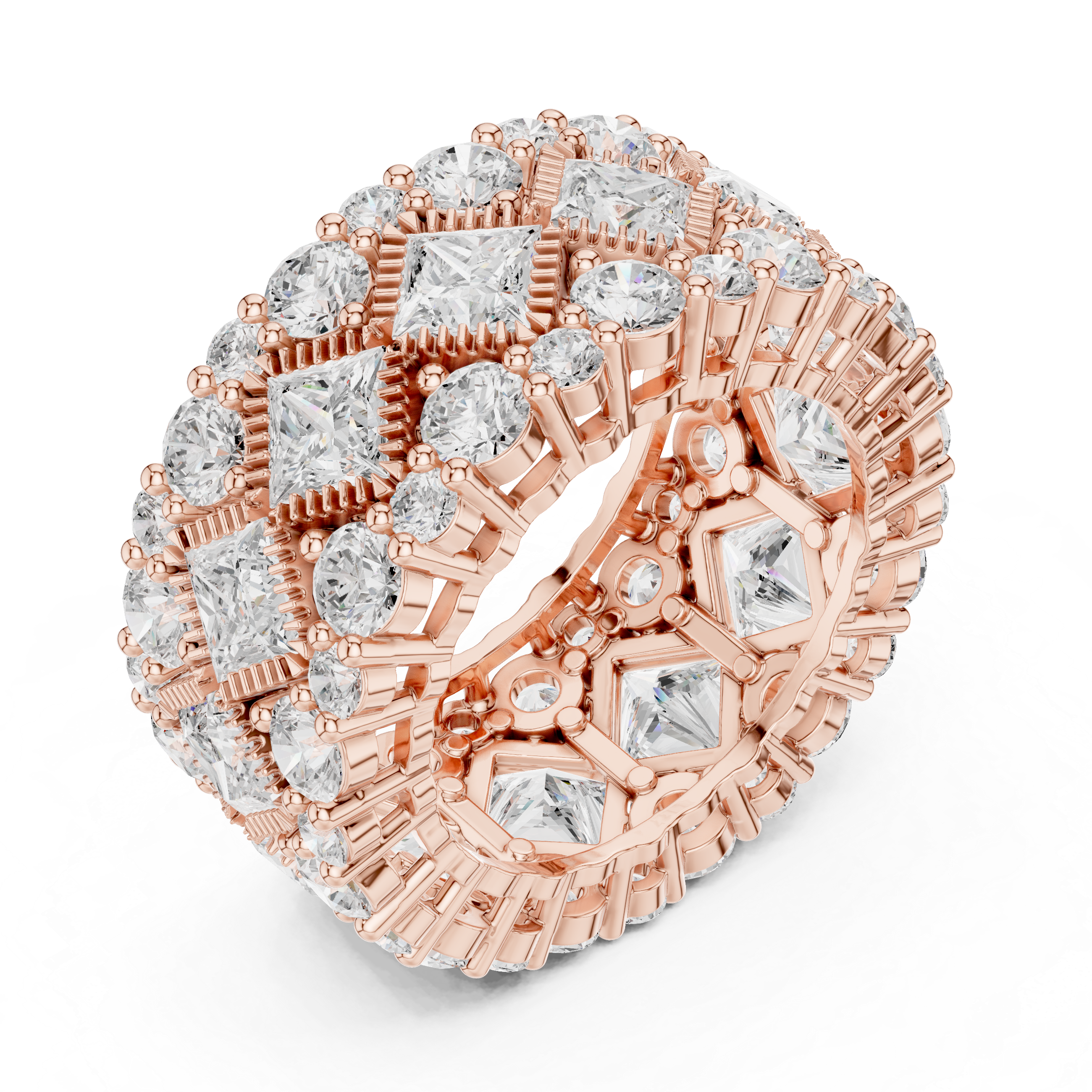 Bright Fishtail Lab Grown Diamond Ring