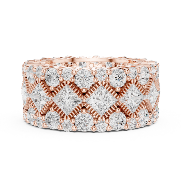 Bright Fishtail Lab Grown Diamond Ring