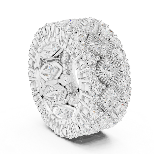 Bright Fishtail Lab Grown Diamond Ring