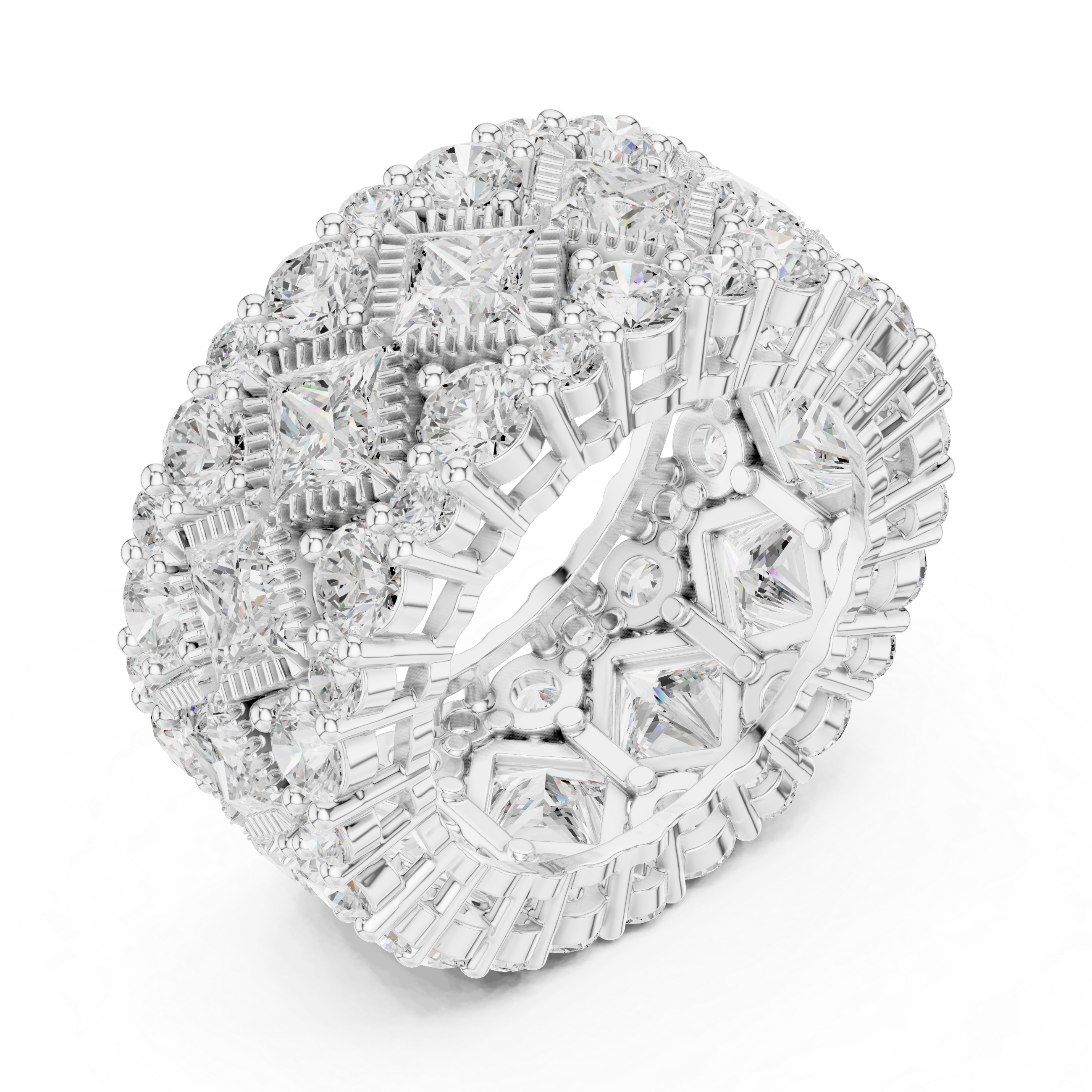 Bright Fishtail Lab Grown Diamond Ring