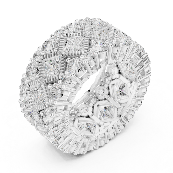Bright Fishtail Lab Grown Diamond Ring