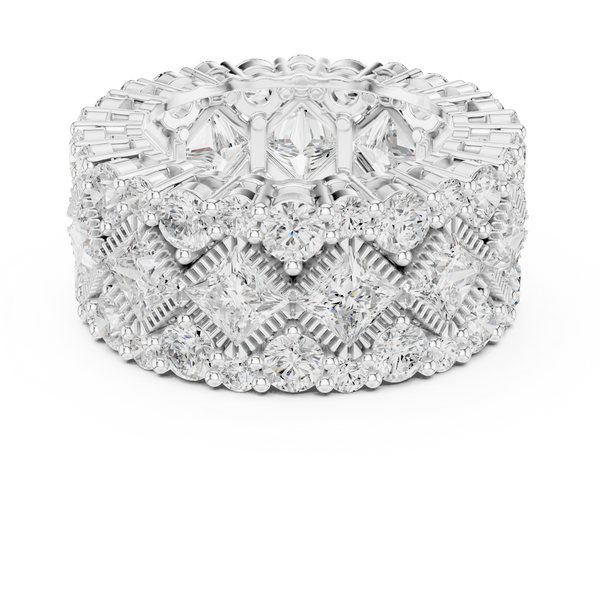 Bright Fishtail Lab Grown Diamond Ring