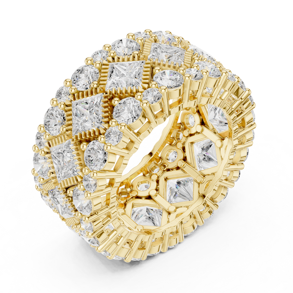 Bright Fishtail Lab Grown Diamond Ring