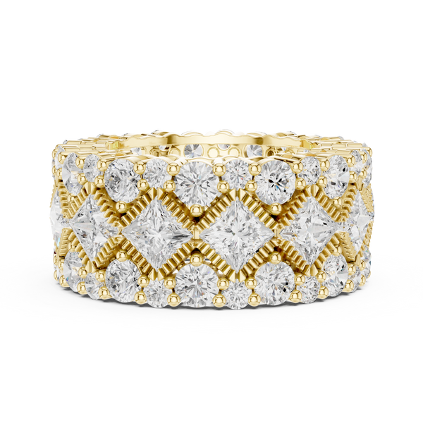 Bright Fishtail Lab Grown Diamond Ring