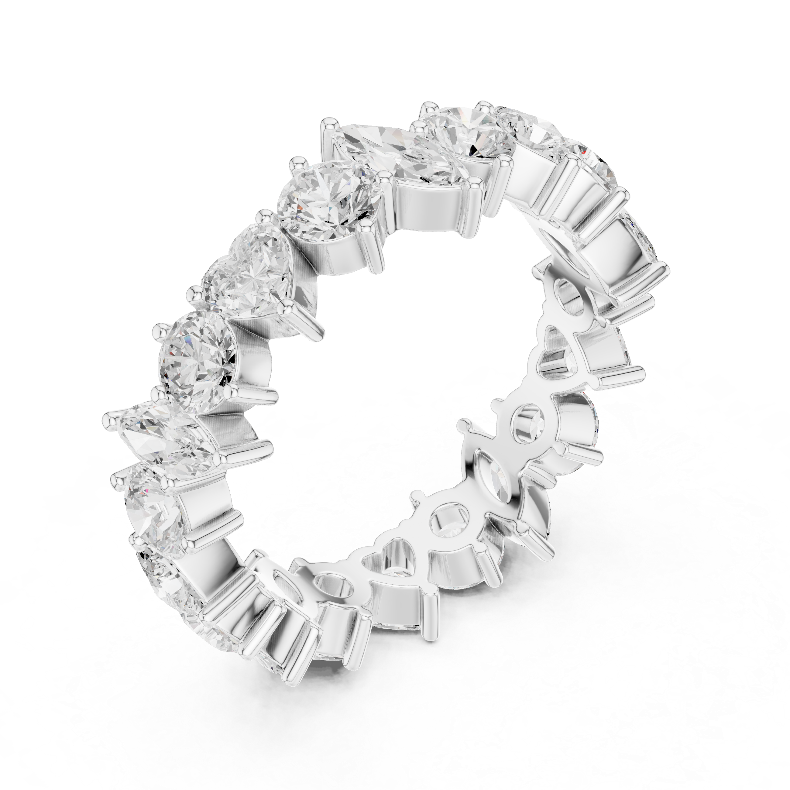 Tapered Baguette Lab Grown Diamond Ring