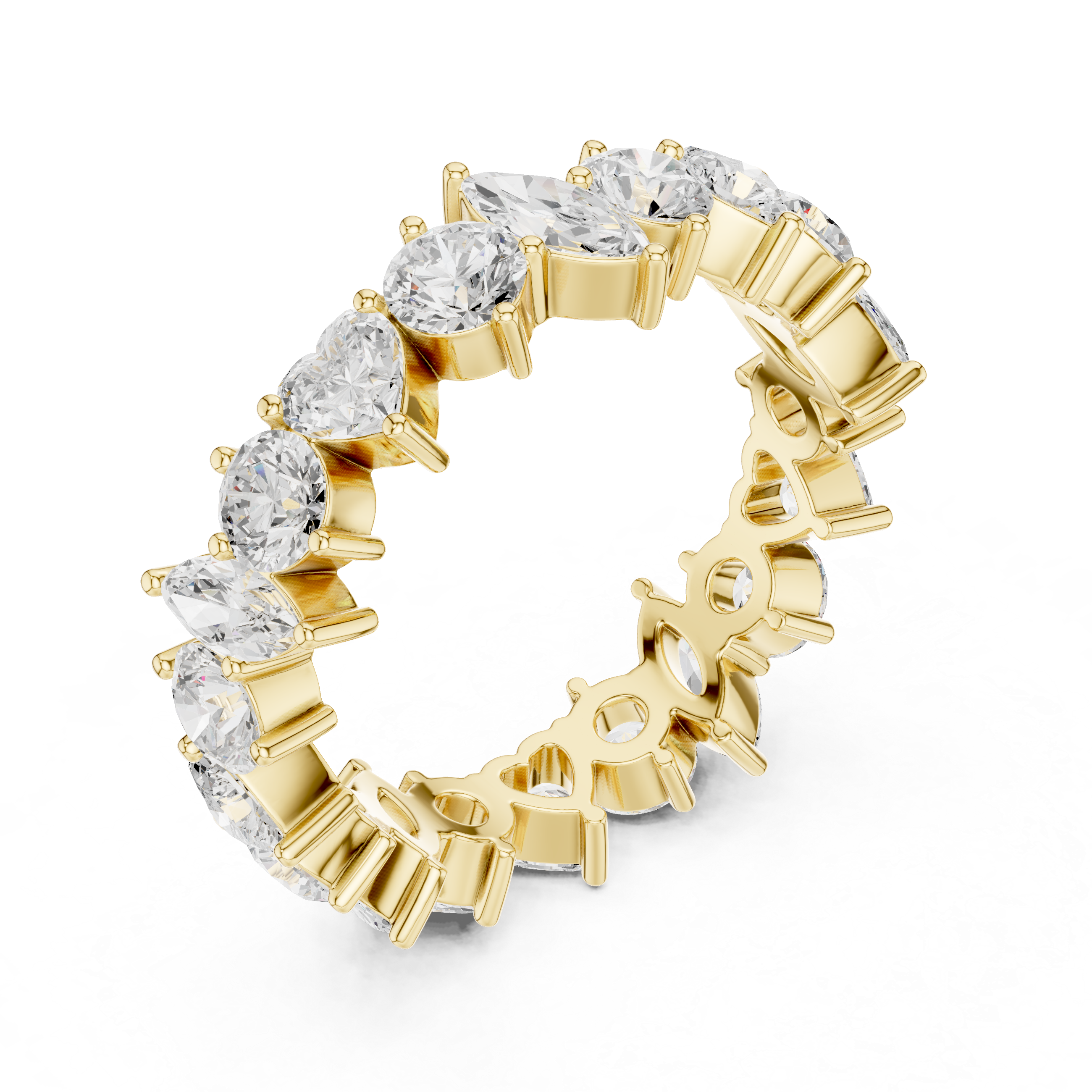 Tapered Baguette Lab Grown Diamond Ring