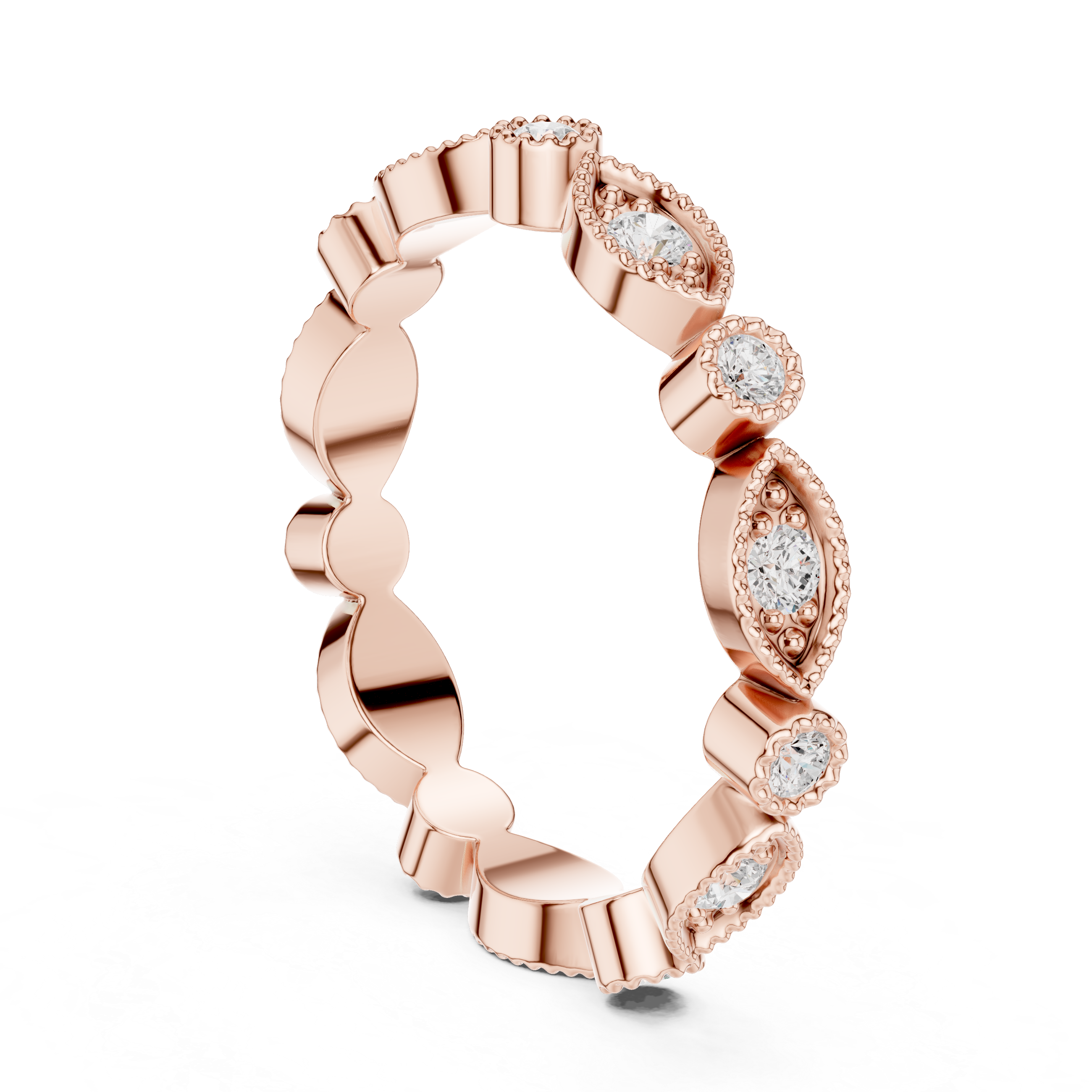 Hidden Detail Lab Grown Diamond Ring