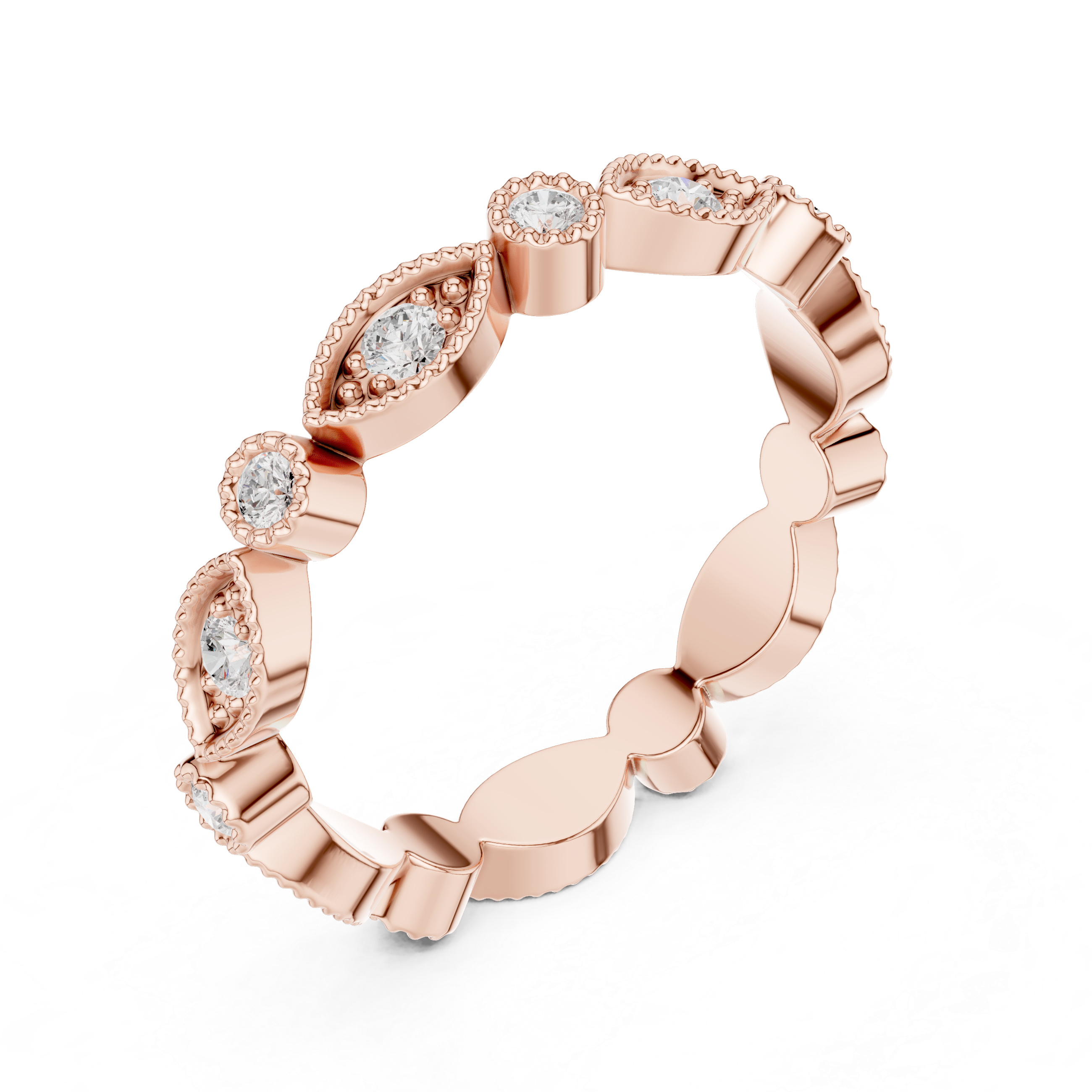 Hidden Detail Lab Grown Diamond Ring