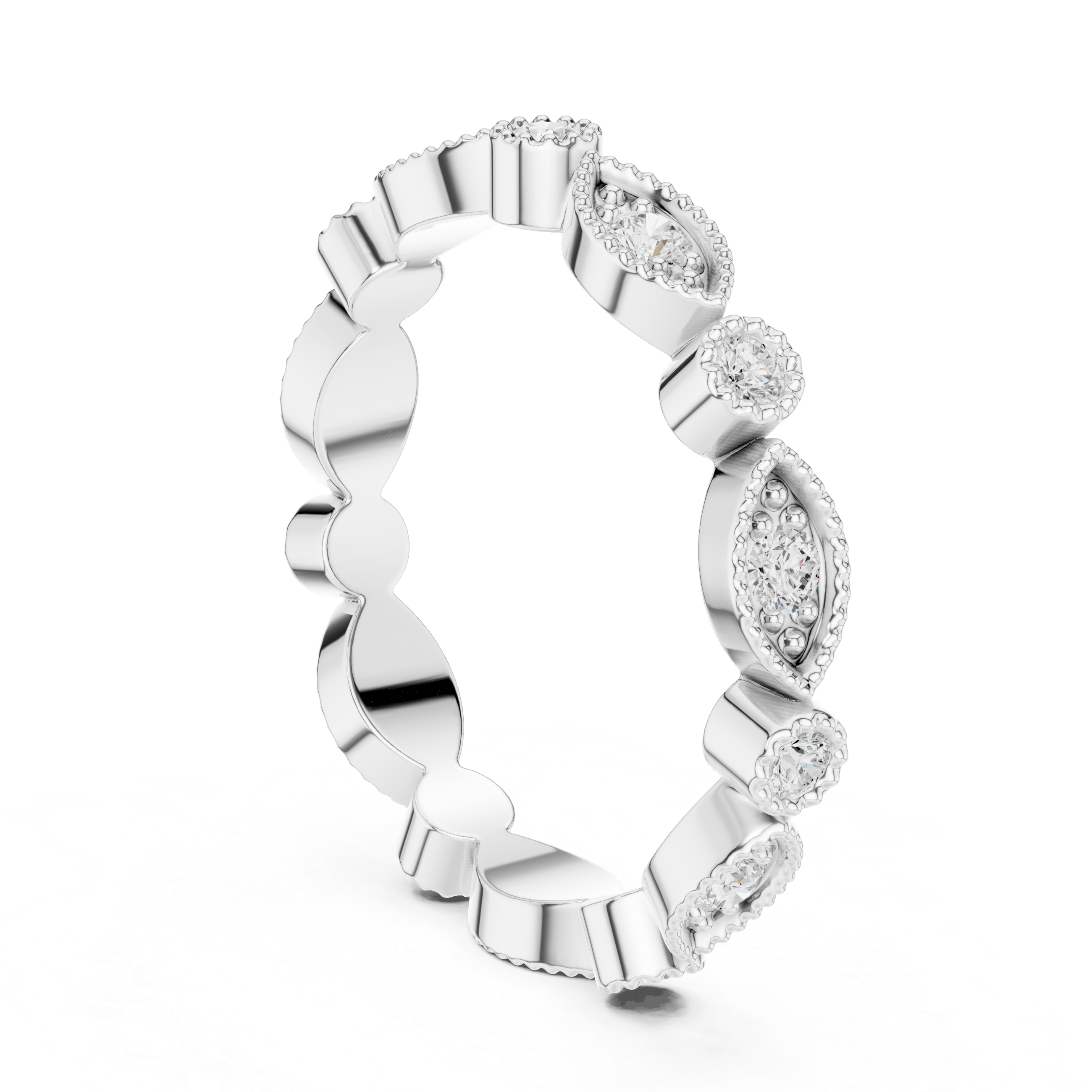 Hidden Detail Lab Grown Diamond Ring