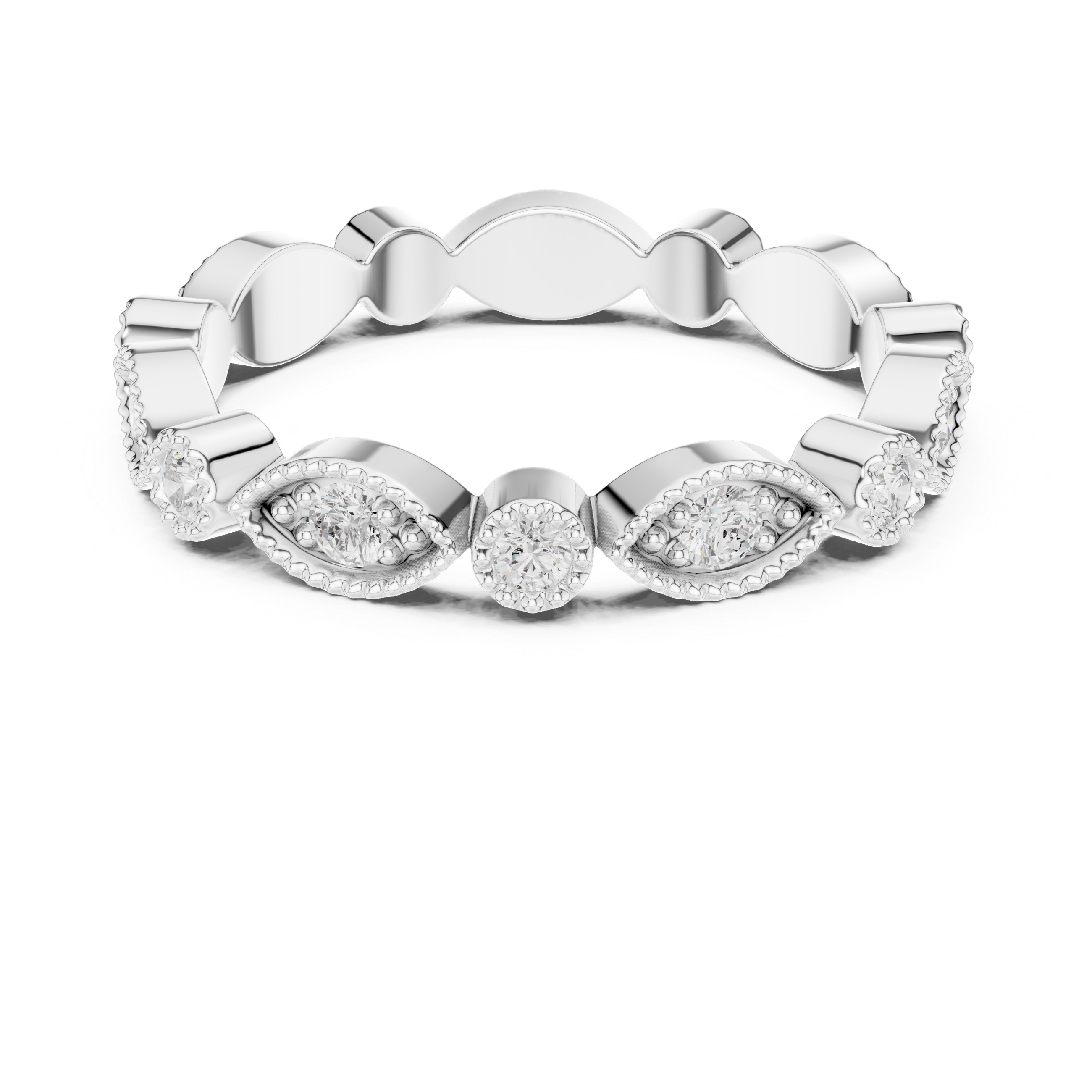 Hidden Detail Lab Grown Diamond Ring
