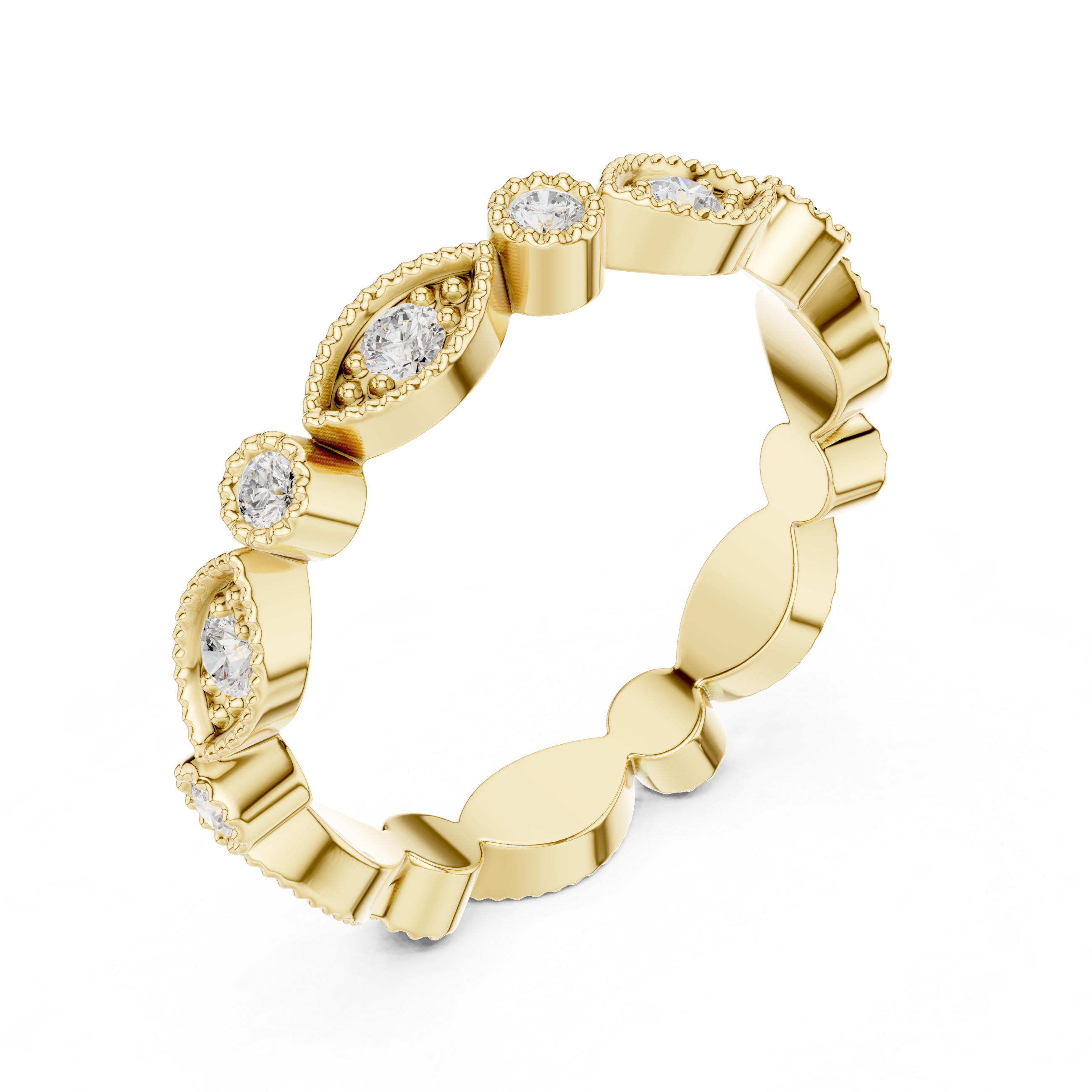 Hidden Detail Lab Grown Diamond Ring