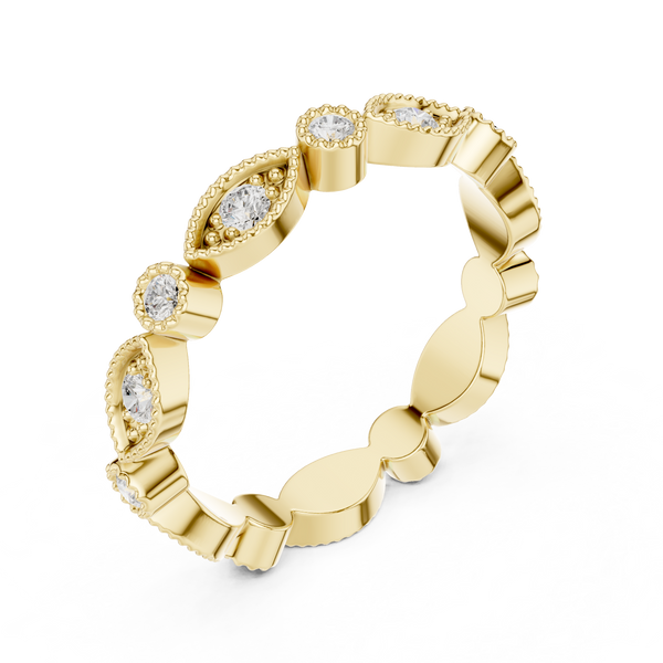Hidden Detail Lab Grown Diamond Ring