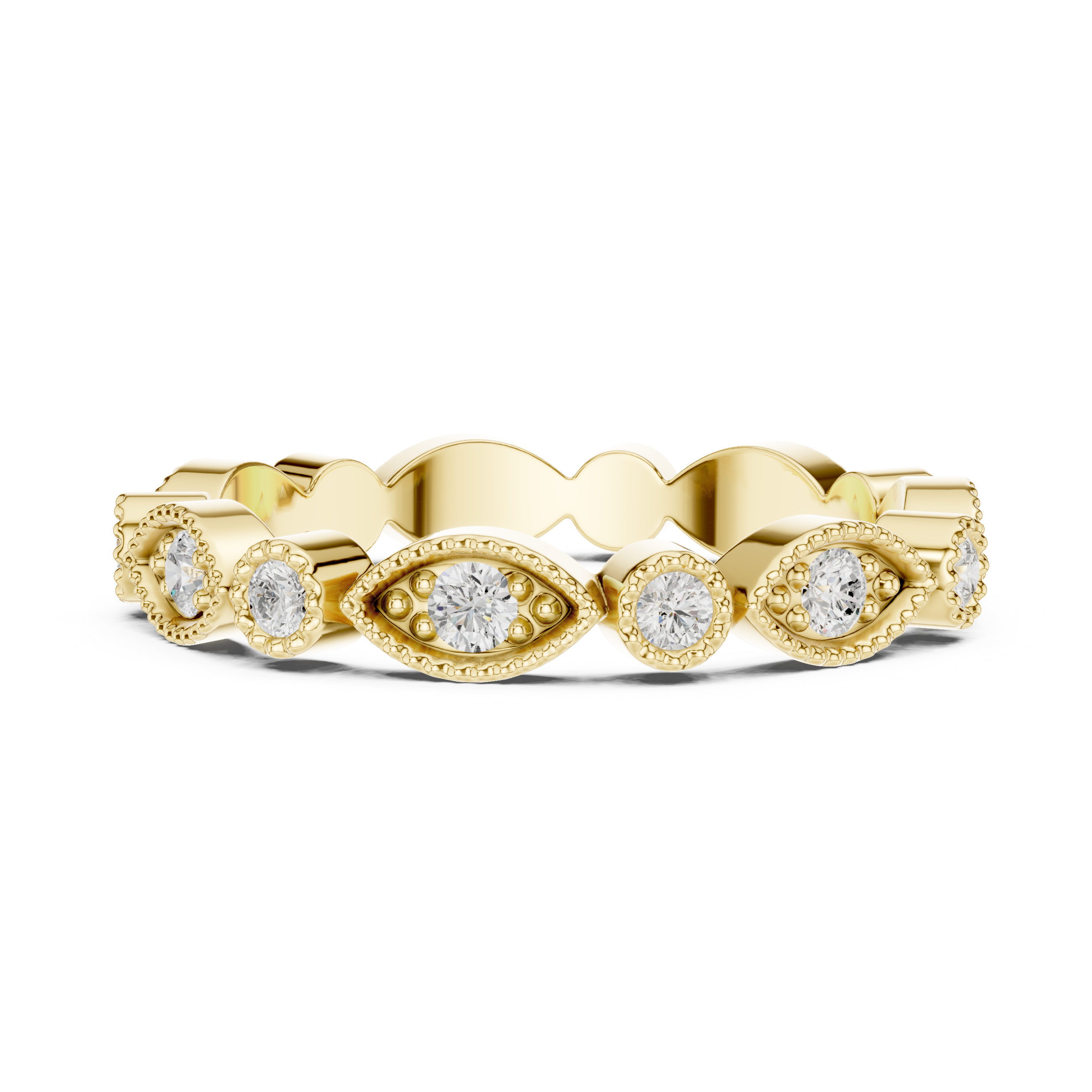 Hidden Detail Lab Grown Diamond Ring