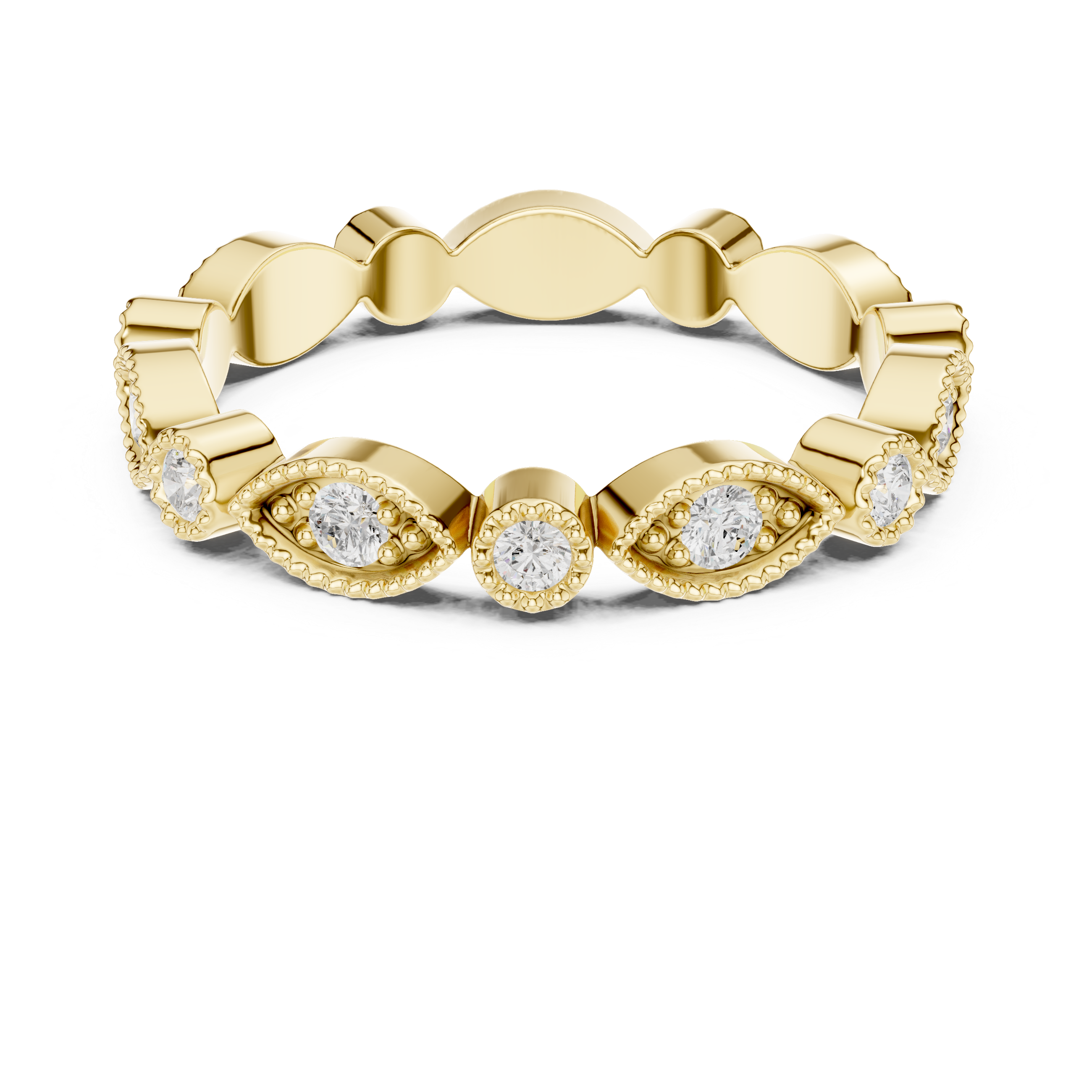 Hidden Detail Lab Grown Diamond Ring