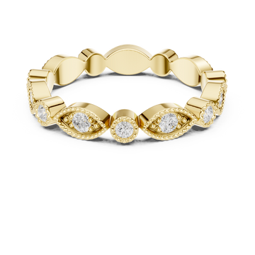 Hidden Detail Lab Grown Diamond Ring