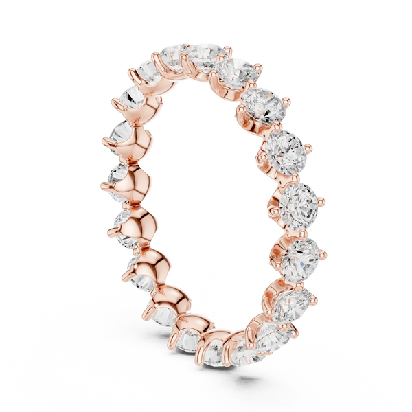Alternating Step Lab Grown Diamond Ring