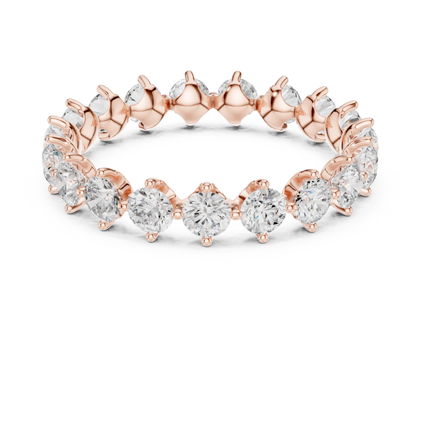 Alternating Step Lab Grown Diamond Ring