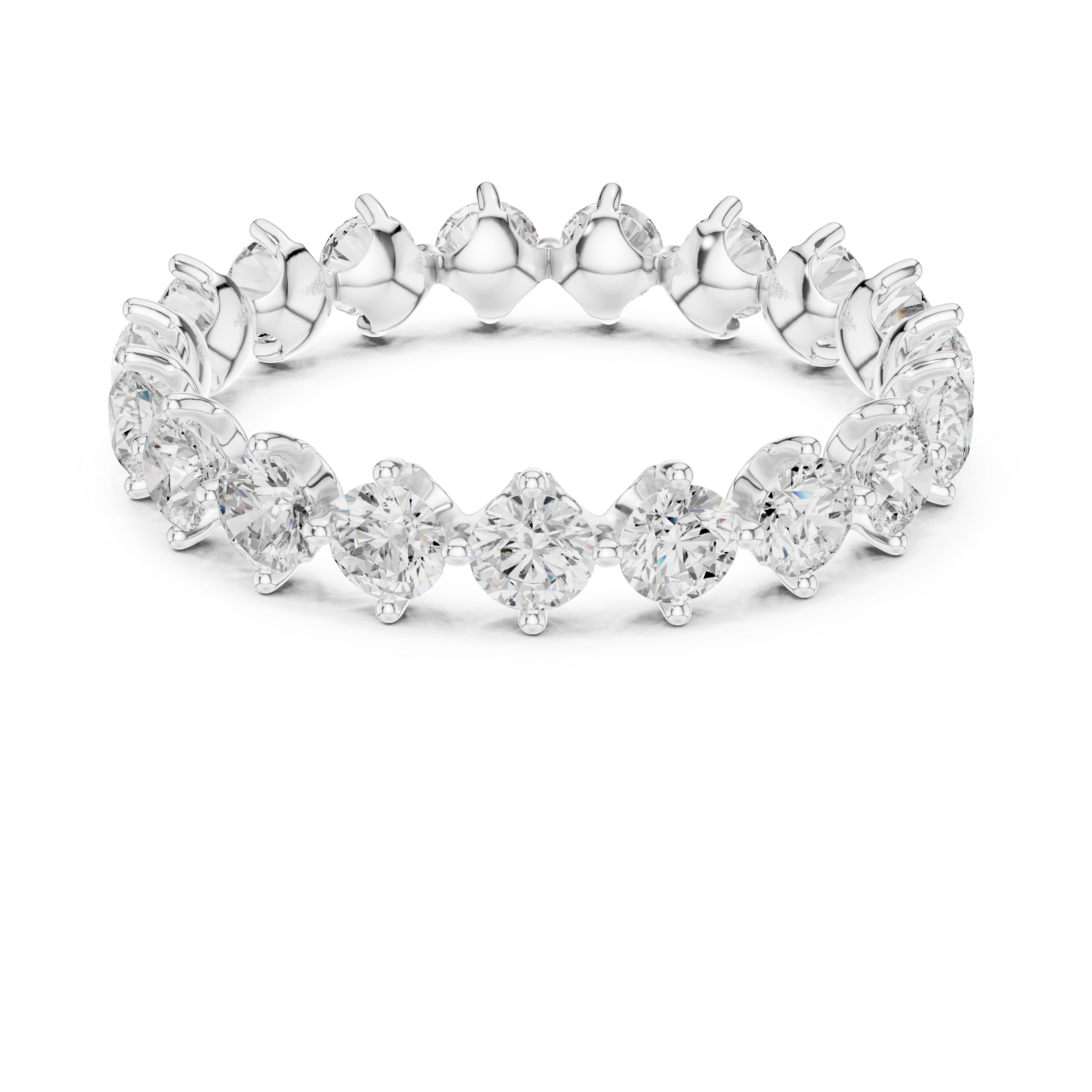 Alternating Step Lab Grown Diamond Ring
