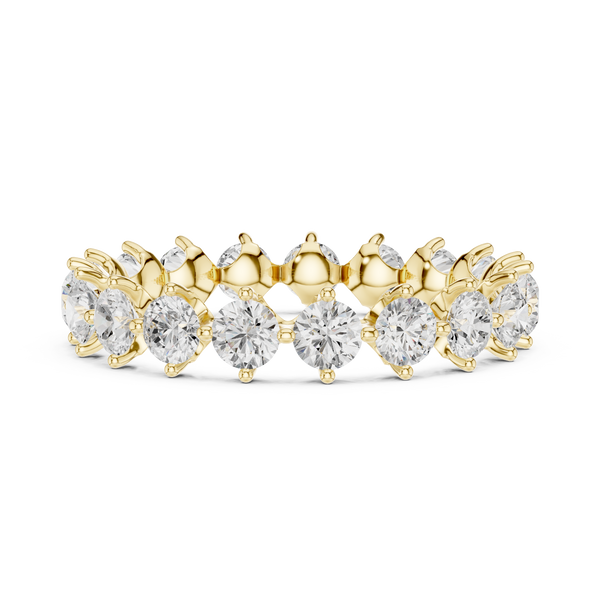 Alternating Step Lab Grown Diamond Ring