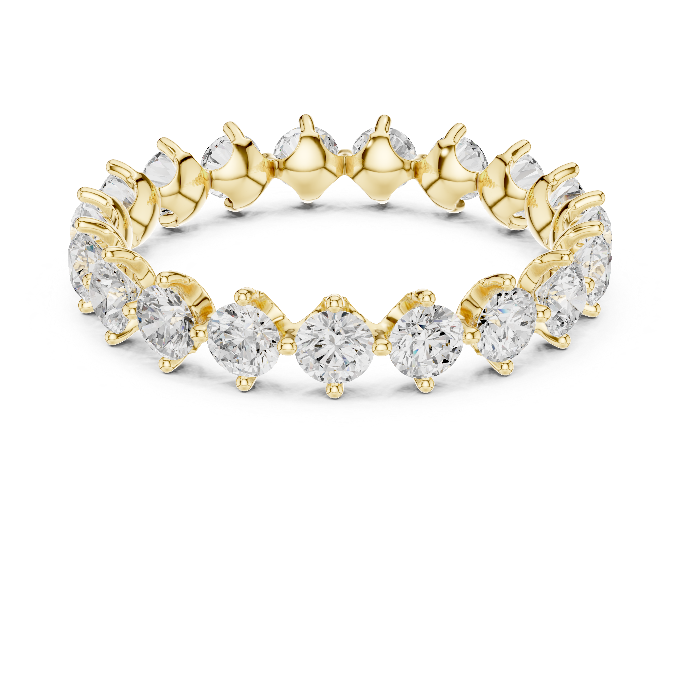 Alternating Step Lab Grown Diamond Ring